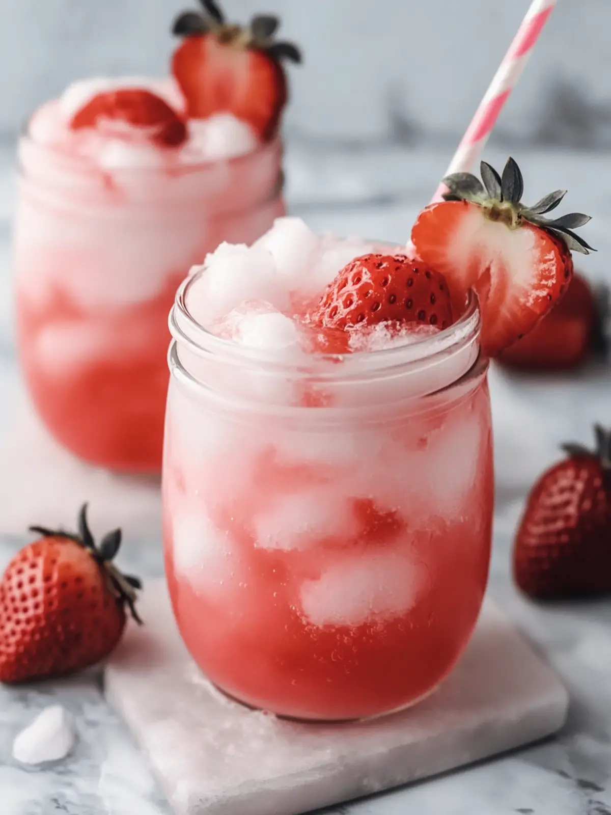 Coconut Strawberry Refresher