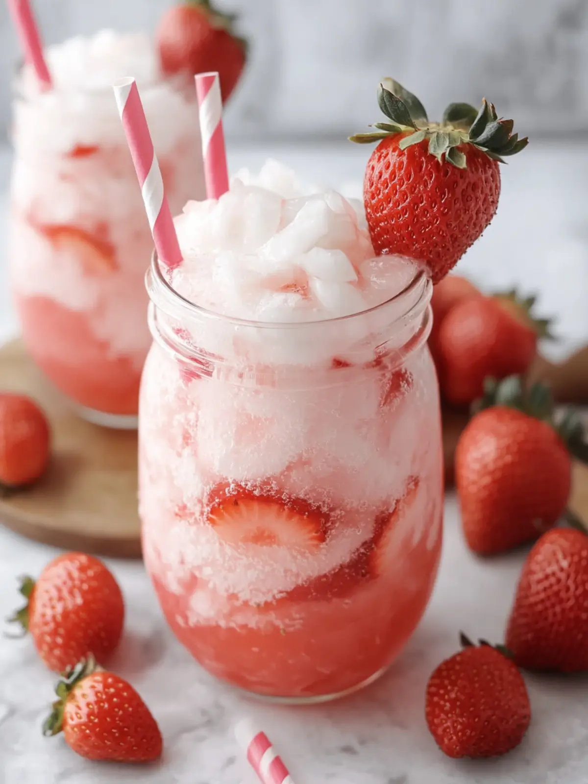 Coconut Strawberry Refresher
