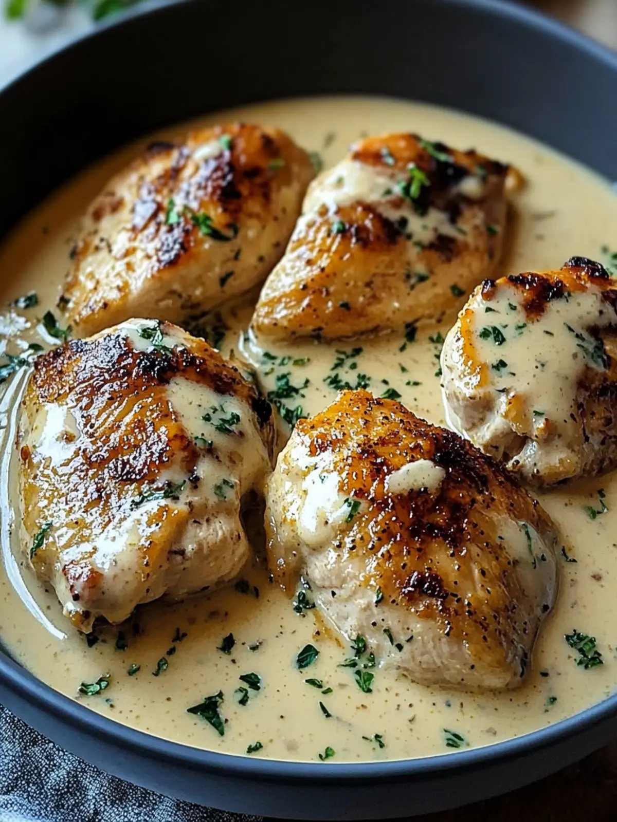 Irish Chicken Whiskey Cream Sauce