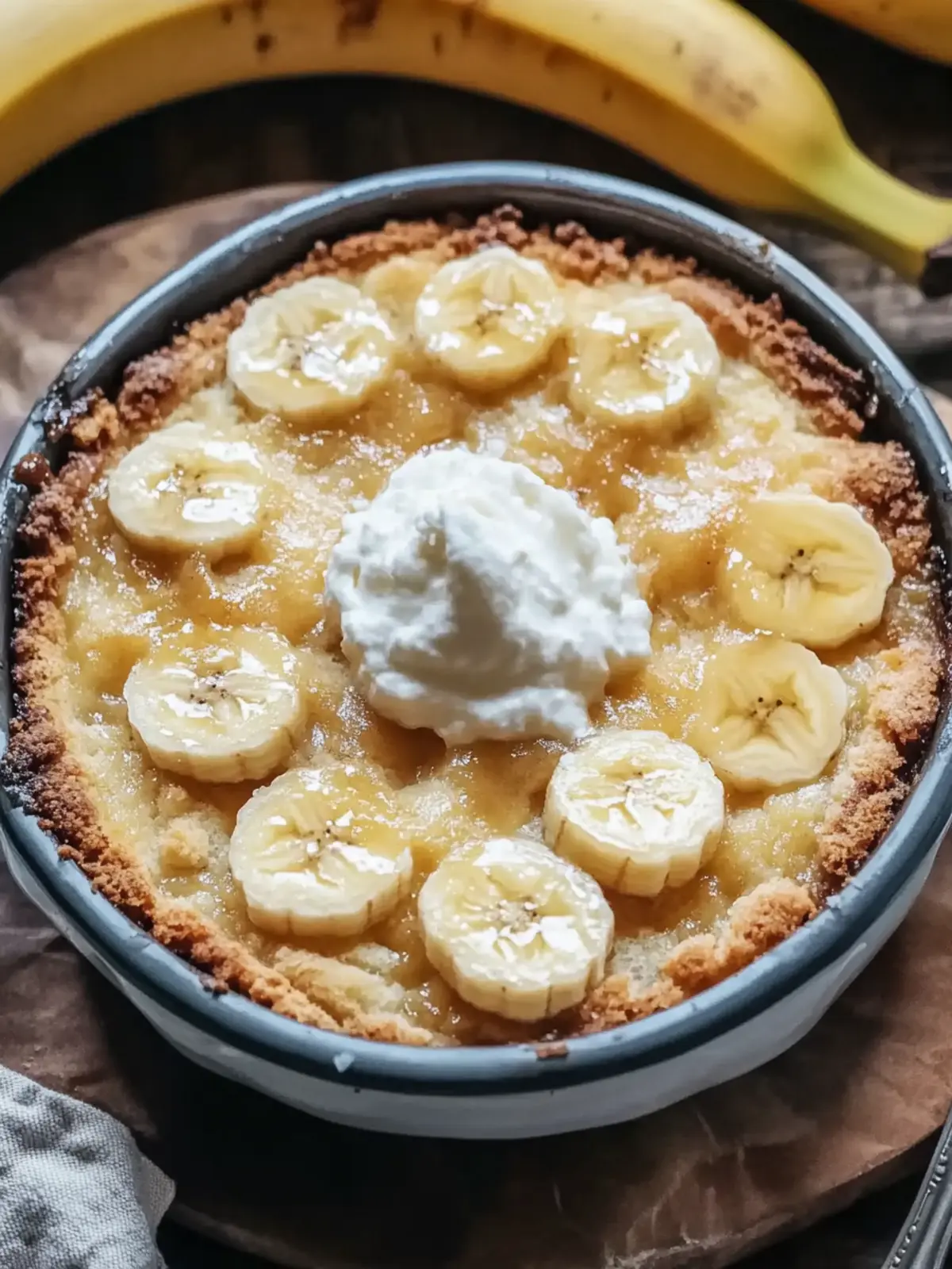 Southern Banana Cobbler