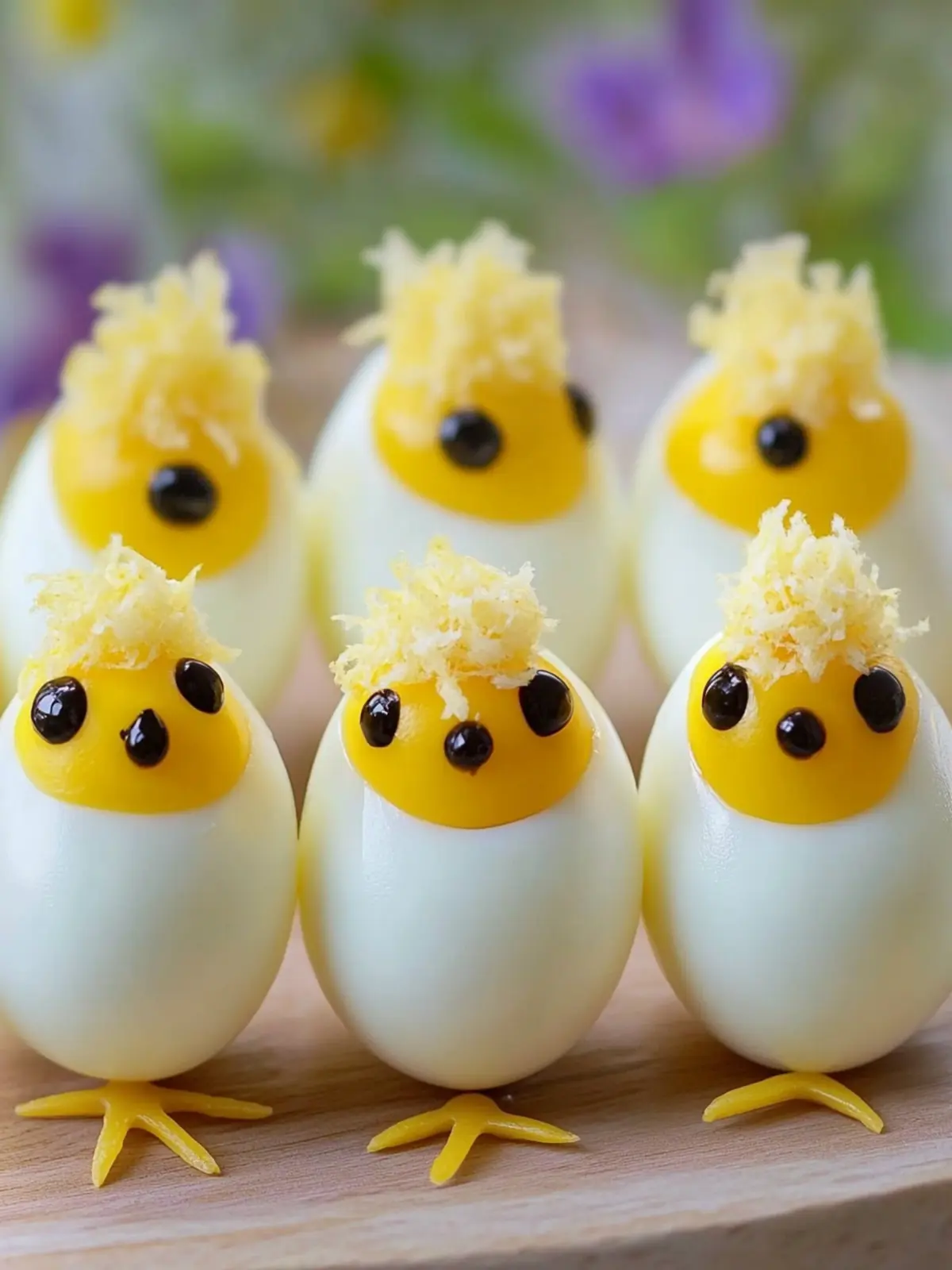 Deviled Egg Chicks (Hatching Style)