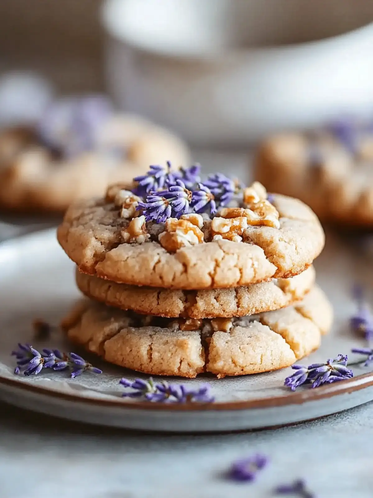 Lavender Honey Crunch Cookies for Sweet Floral Bliss 3 Lavender Honey Crunch Cookies