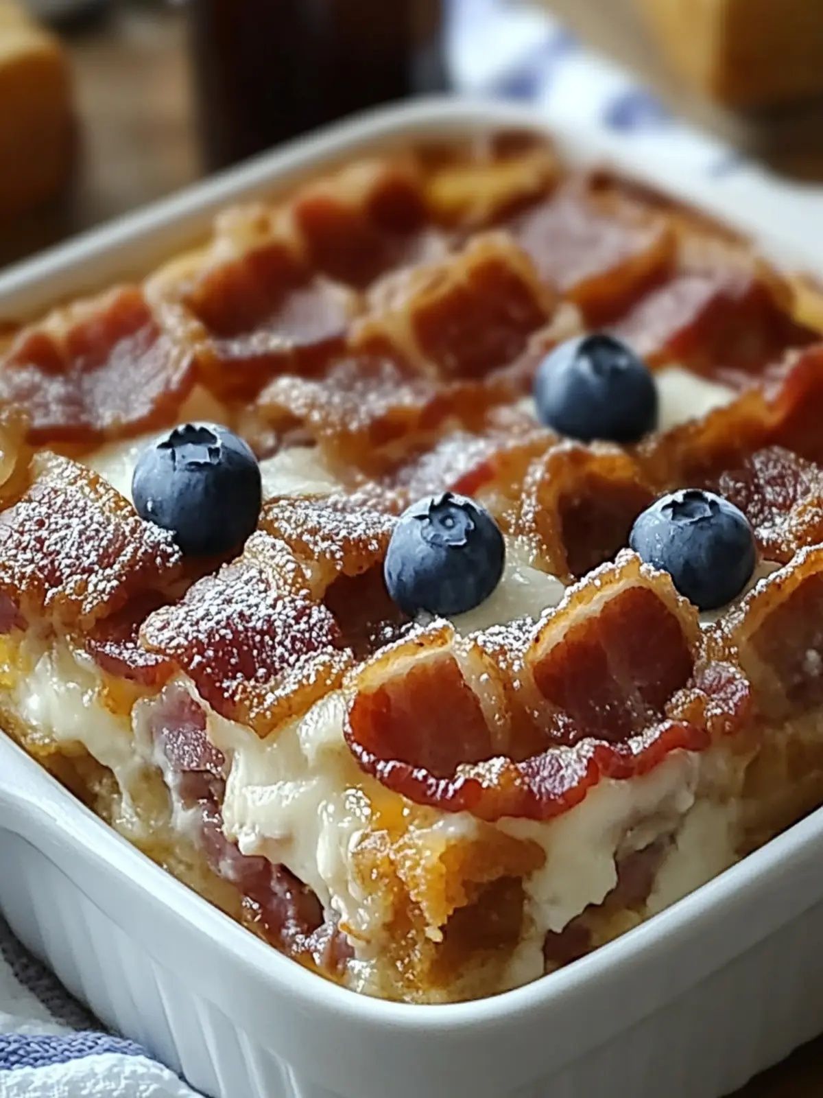 Easy Maple Bacon Breakfast Casserole