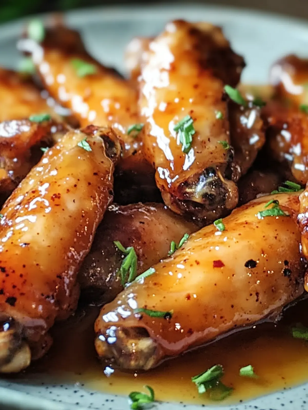 Crispy & Delicious Honey Mustard Chicken Wings