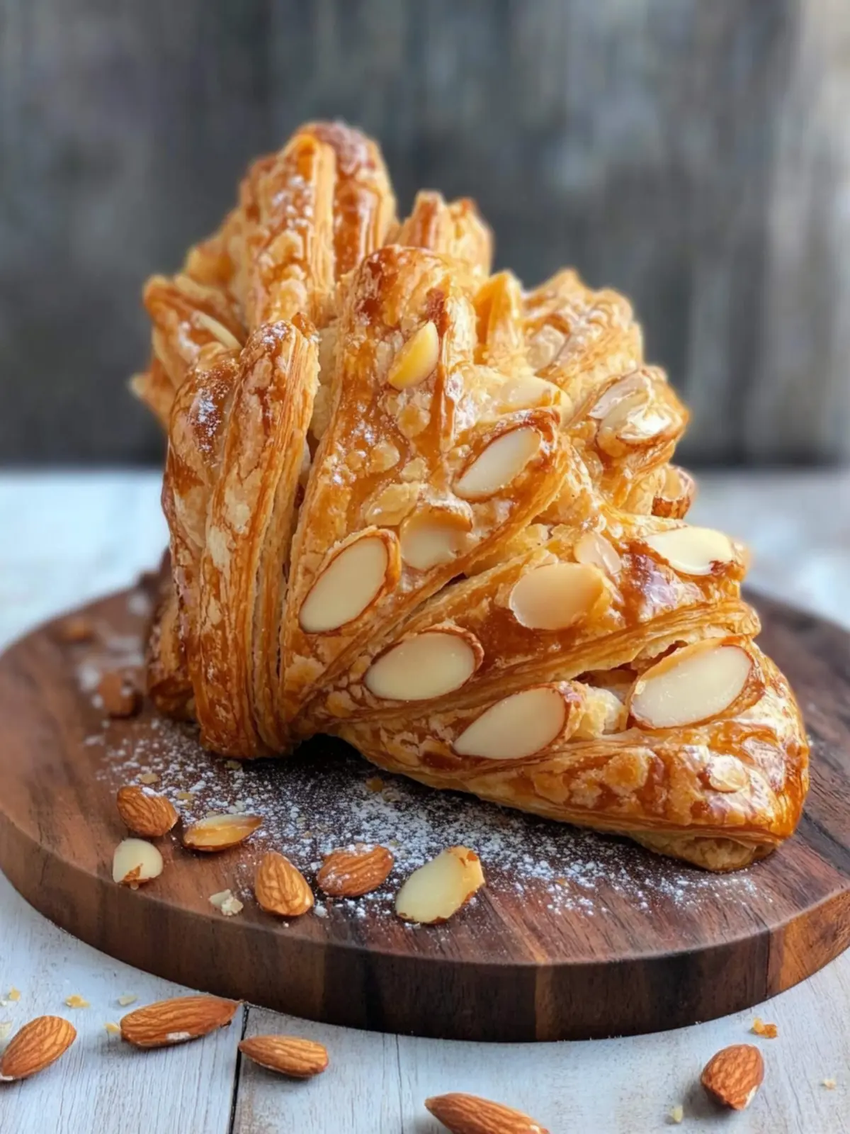 Almond Bear Claw with Puff Pastry