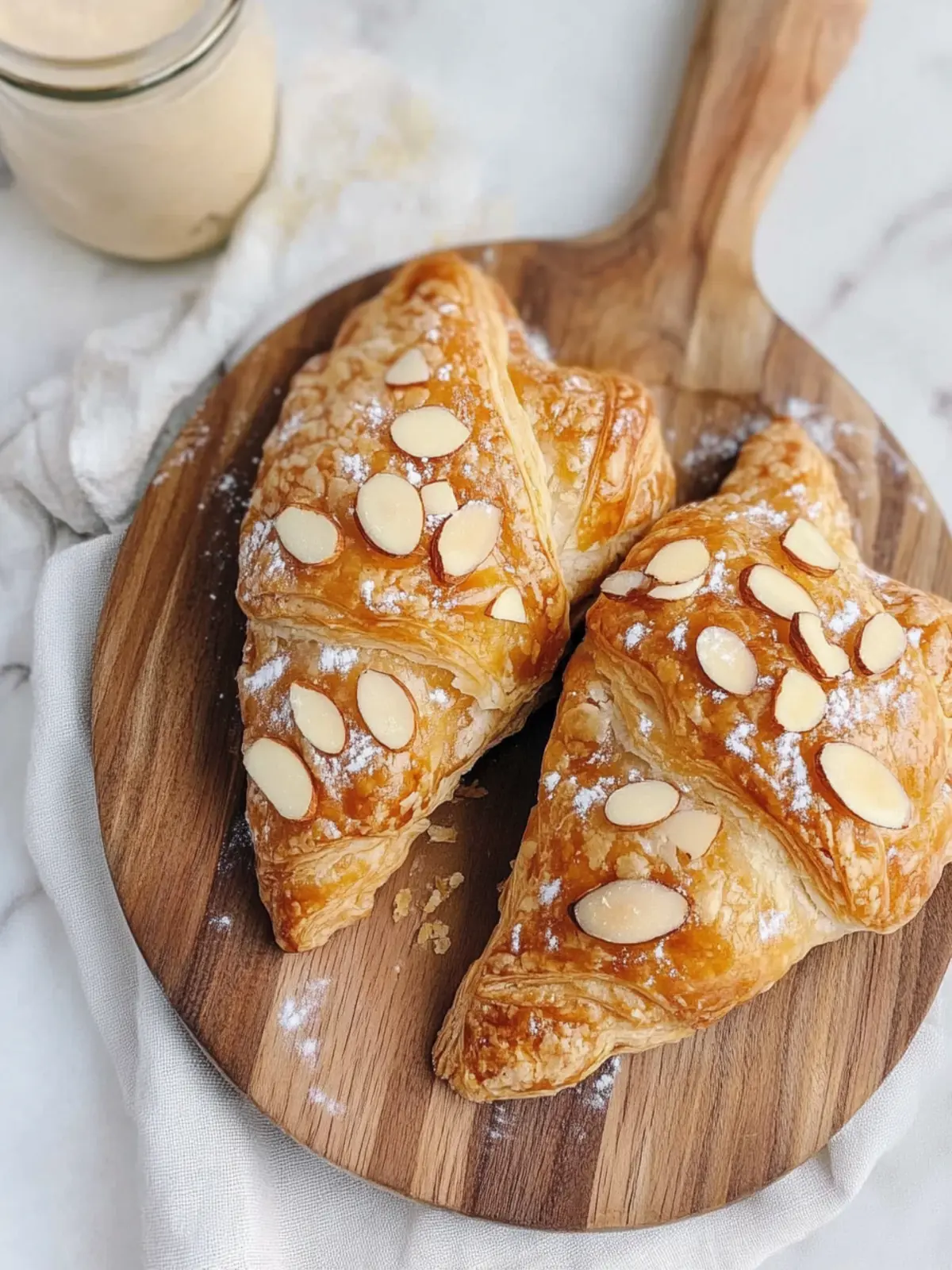 Almond Bear Claw with Puff Pastry