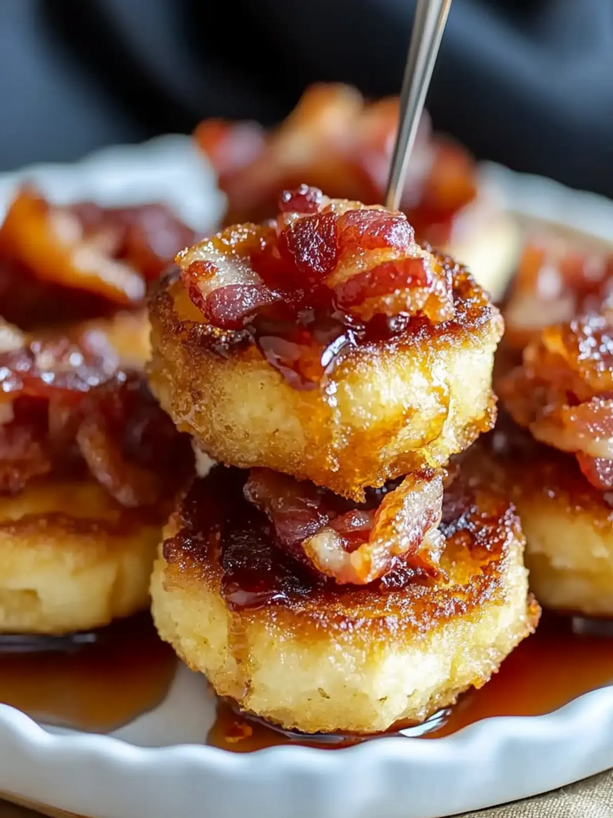 Maple Bacon Pancake Bites