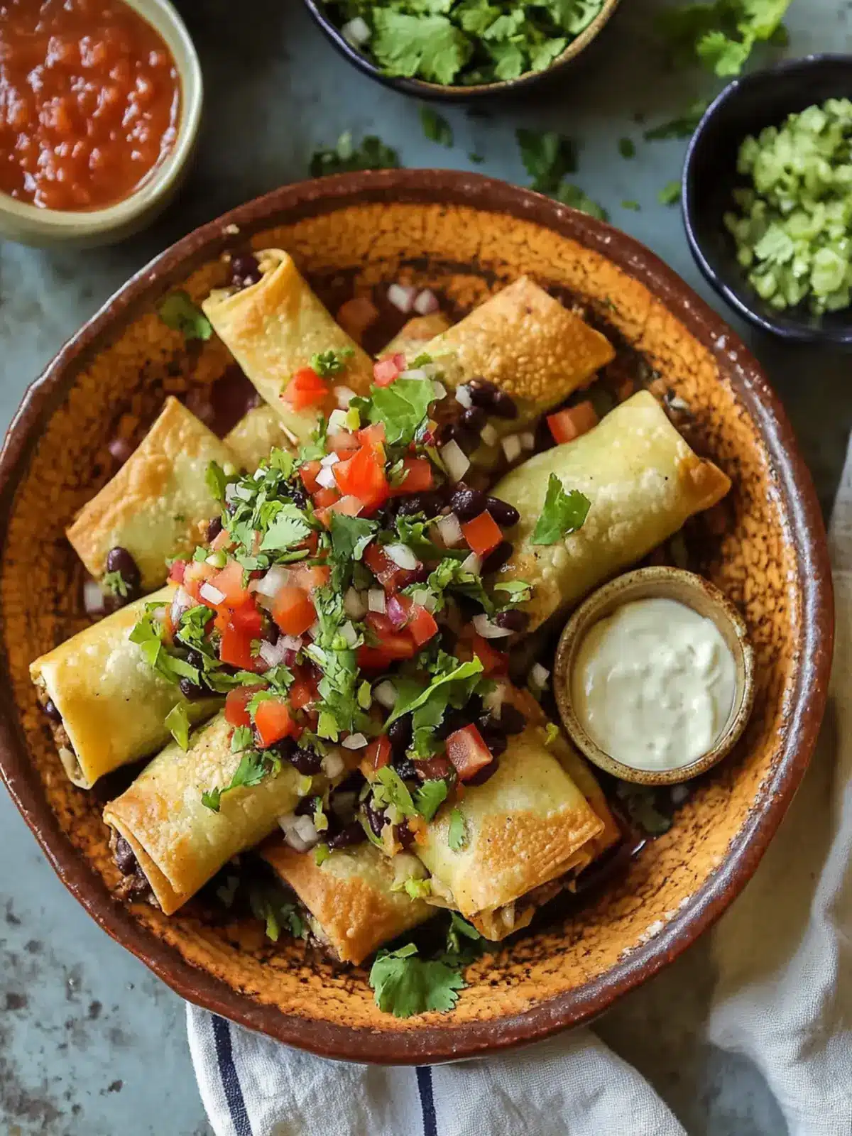 Crispy Black Bean Flautas: Easy Vegan Tacos Your Family Will Love 2 Black Bean Flautas