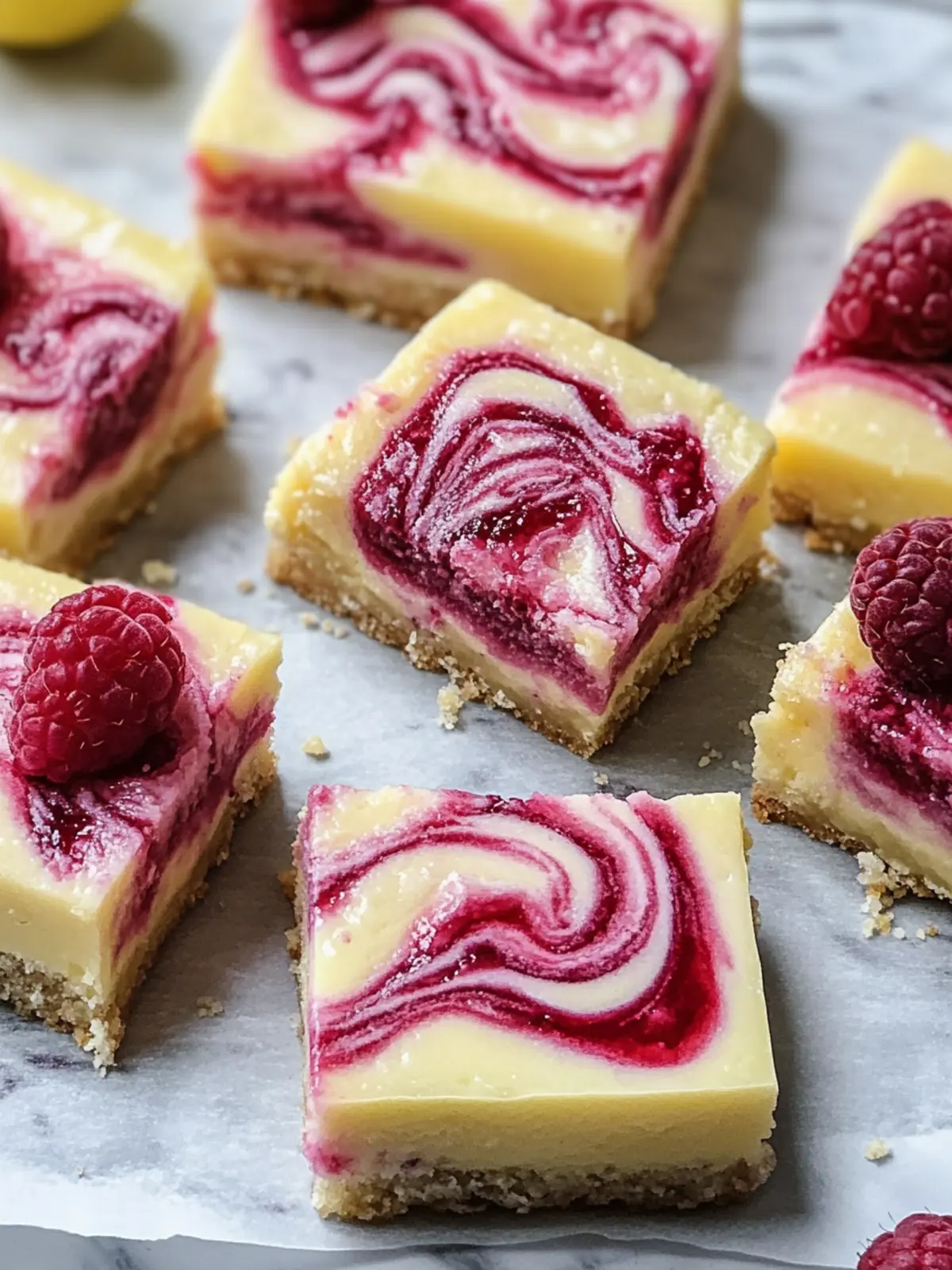 Lemon Raspberry Swirl Bars: Discover a Tasty Delight!