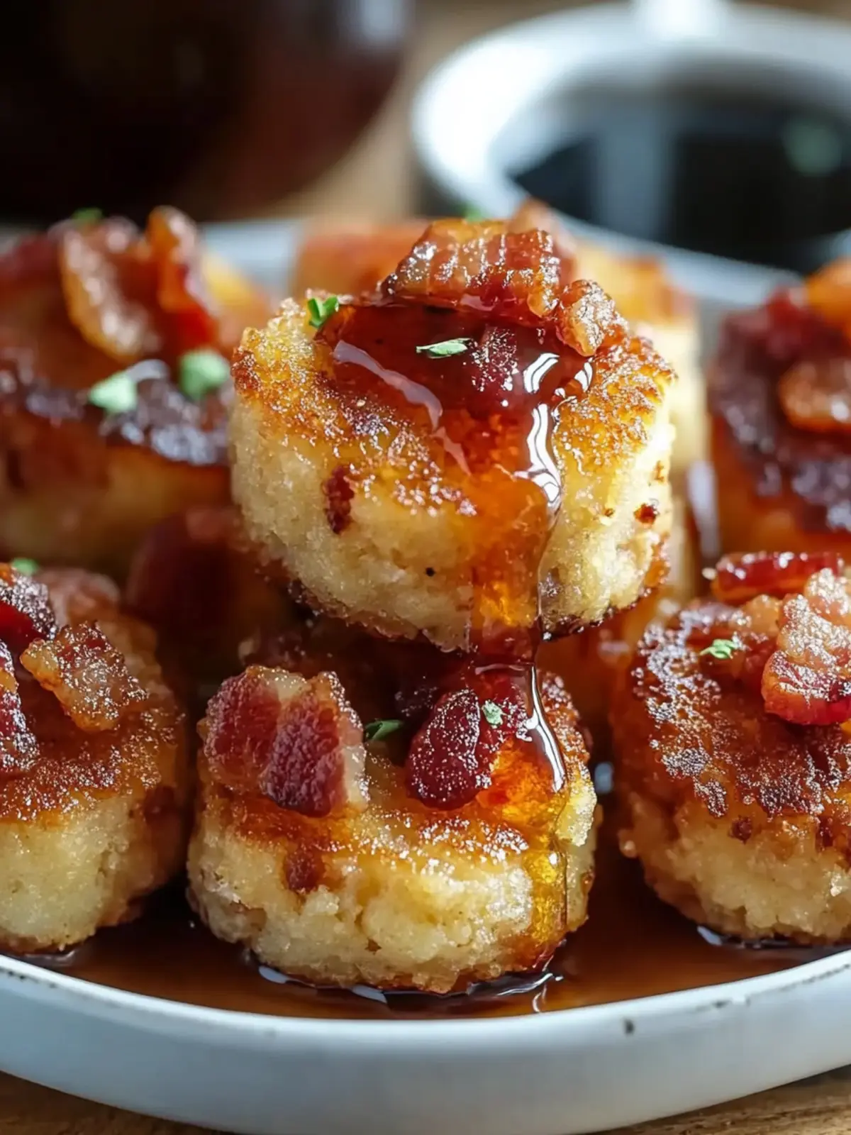Maple Bacon Pancake Bites