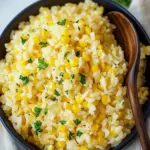 Hot buttered corn rice