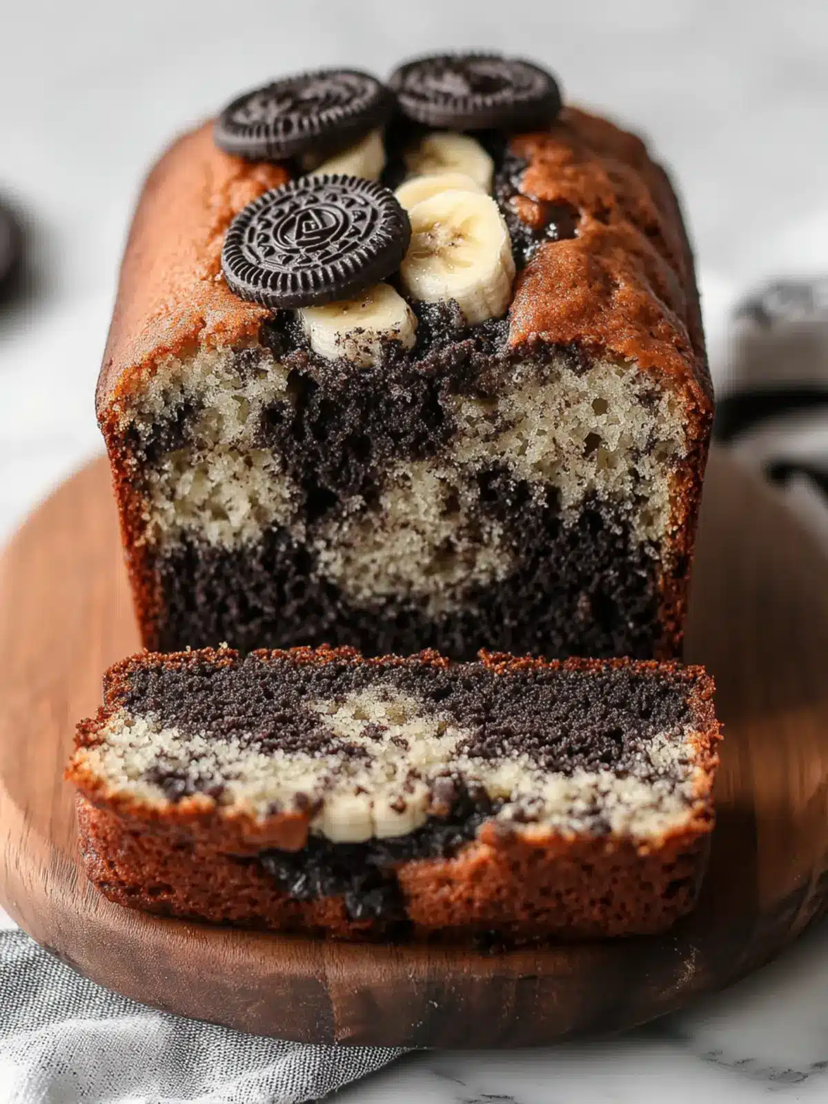 Oreo Banana Bread