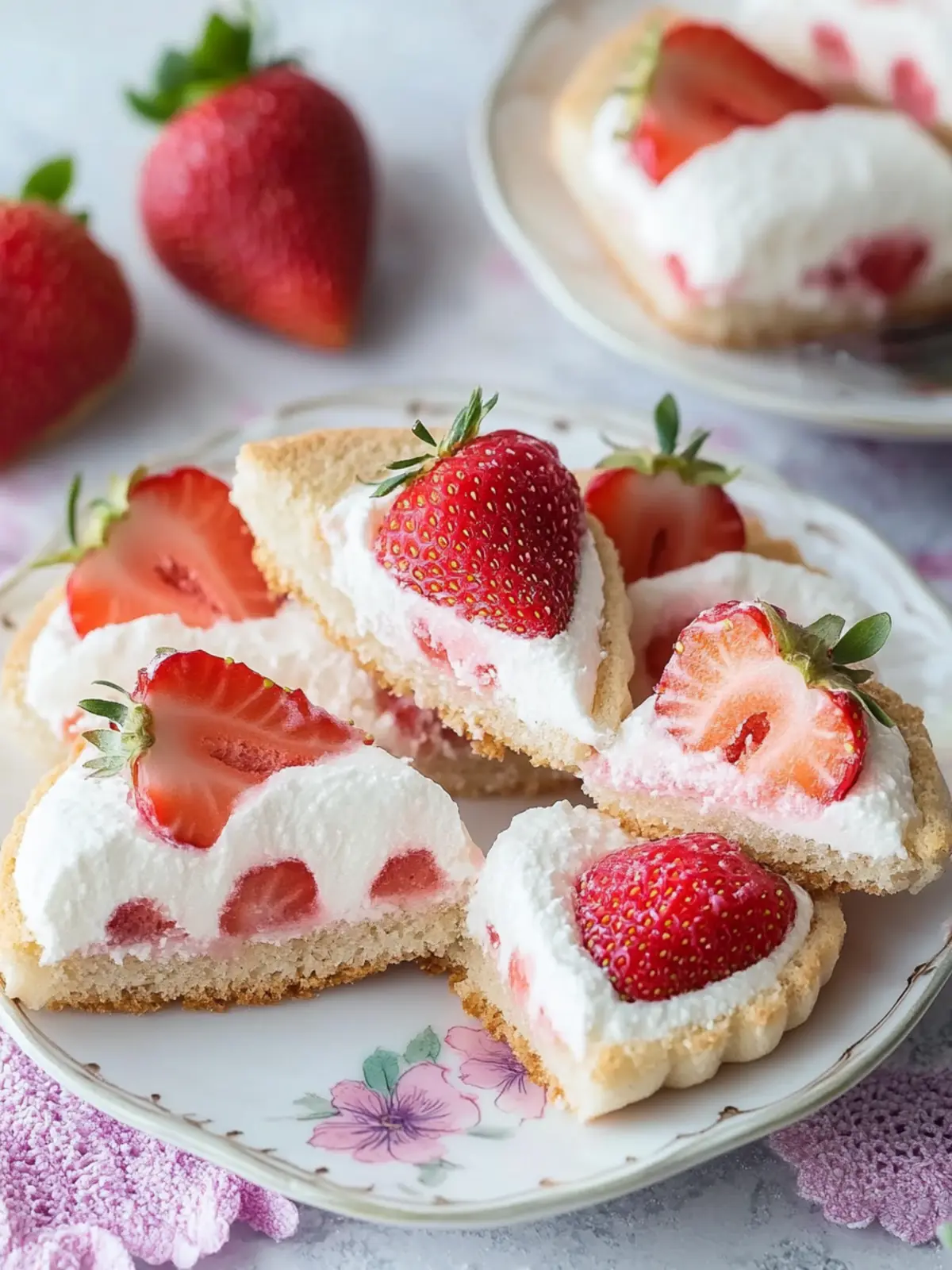 Scrumptious Strawberry Cream Sandwiches