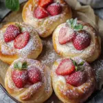 Sourdough Strawberry Cream Cheese Buns