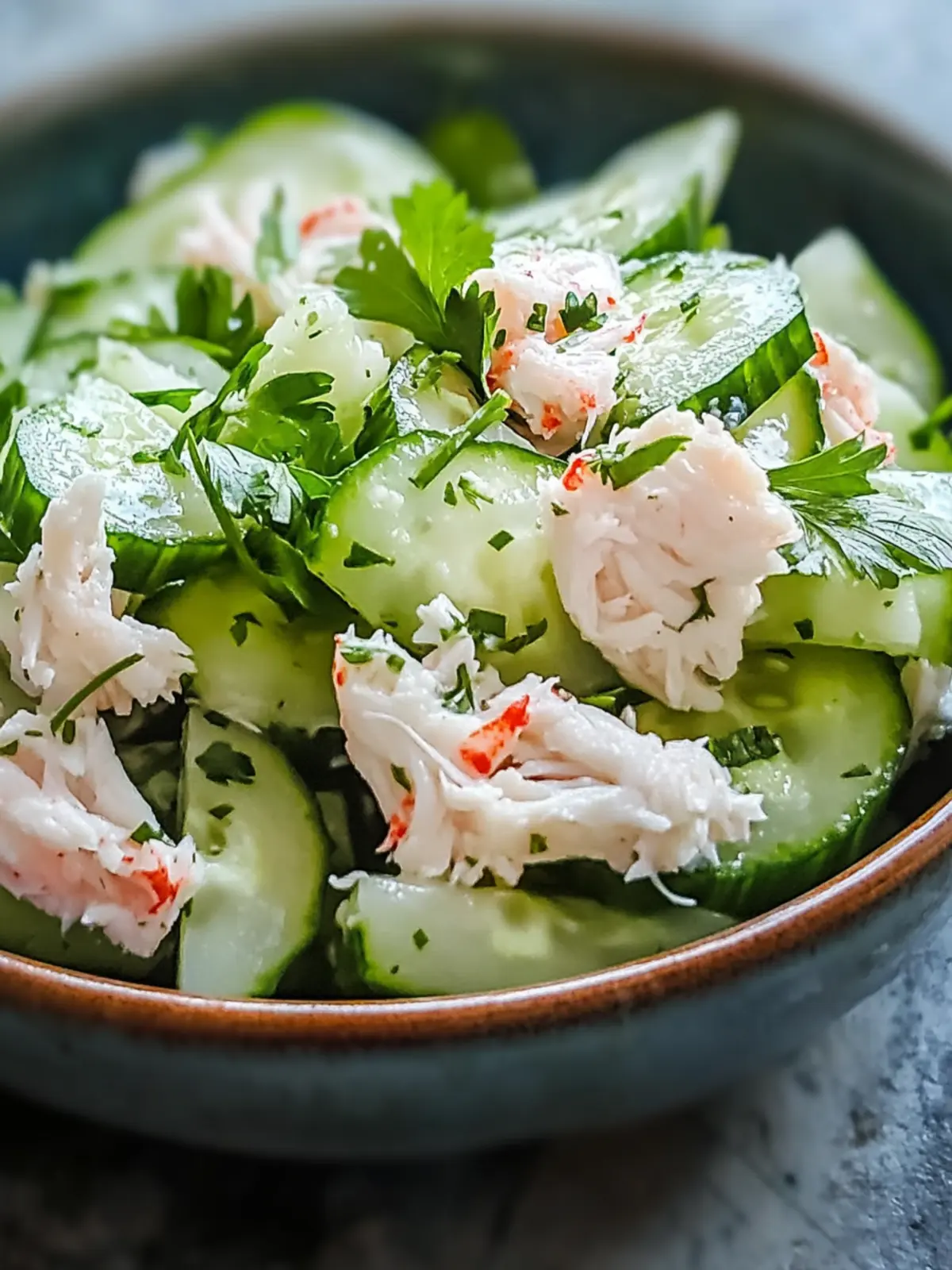 Cucumber Salad with Crab Meat: A Refreshing Summer Must-Try