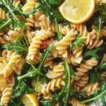 Zesty Lemon Arugula Pasta Salad