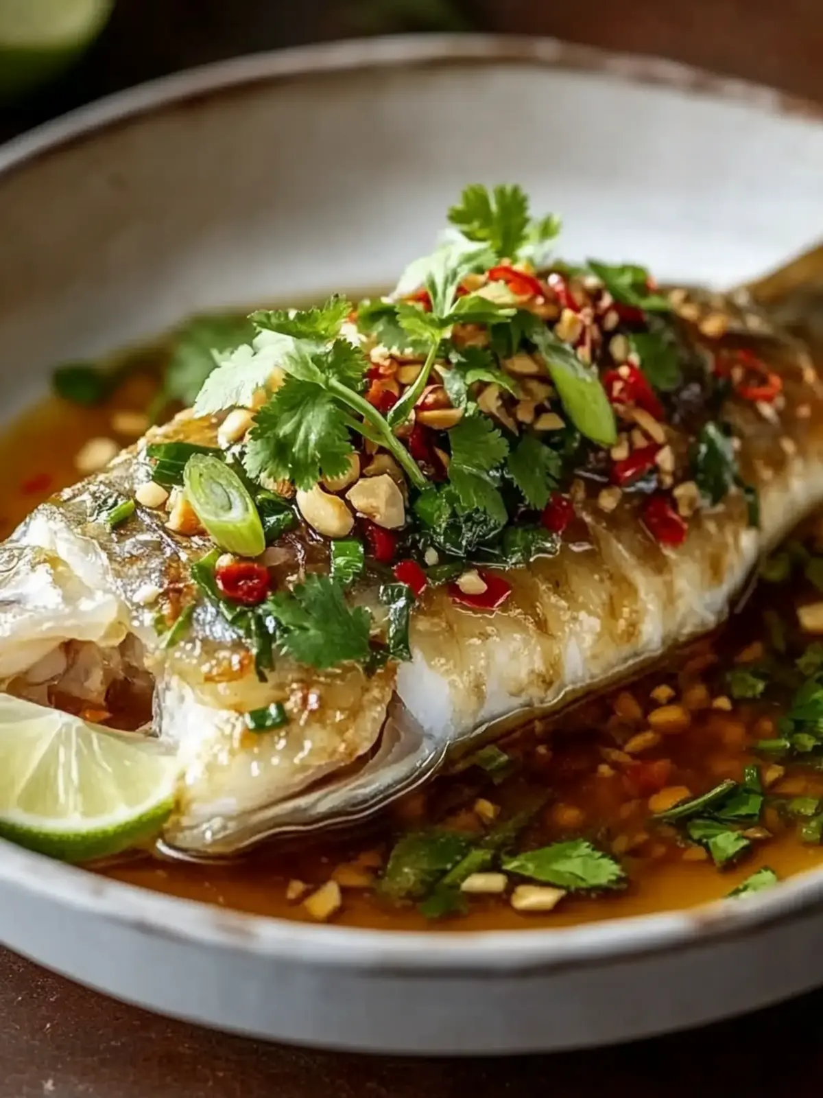 Thai Lime-Garlic Steamed Fish Recipe That Dazzles Your Tastebuds 4 Thai Lime-Garlic Steamed Fish Recipe