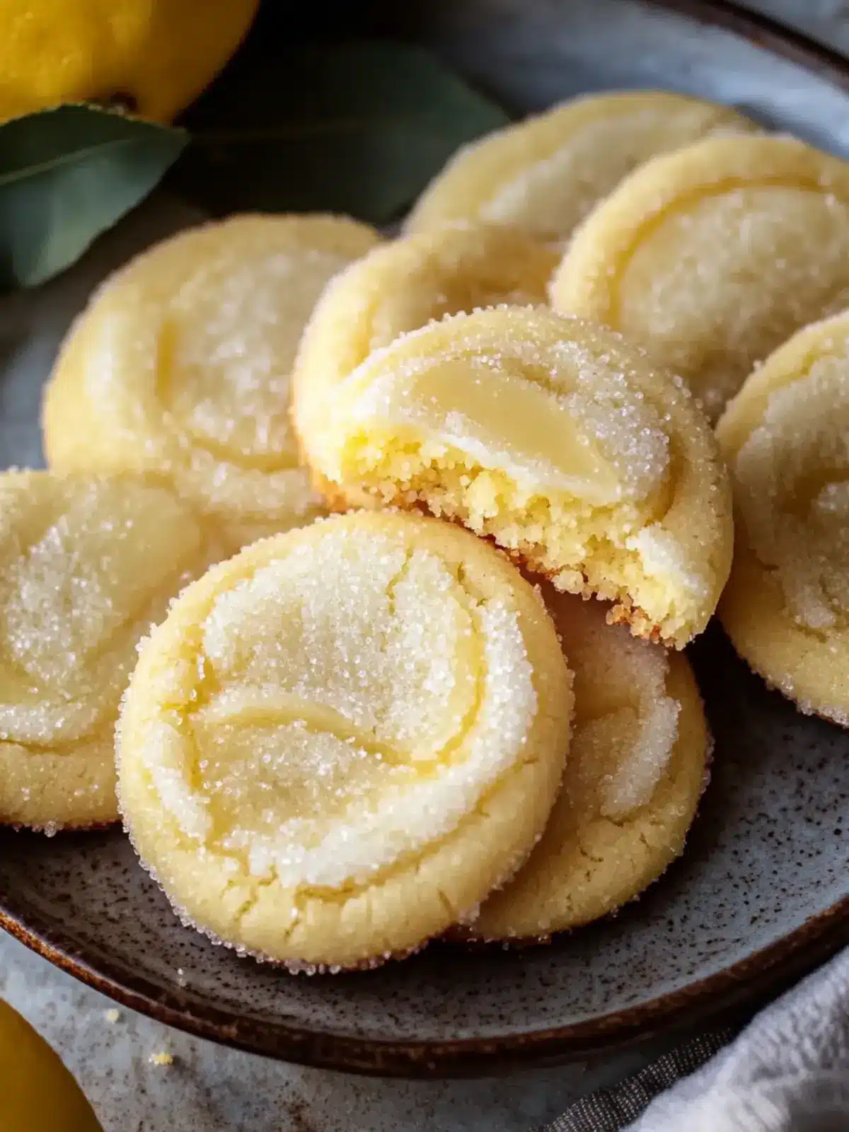 Lemon Sugar Cookies