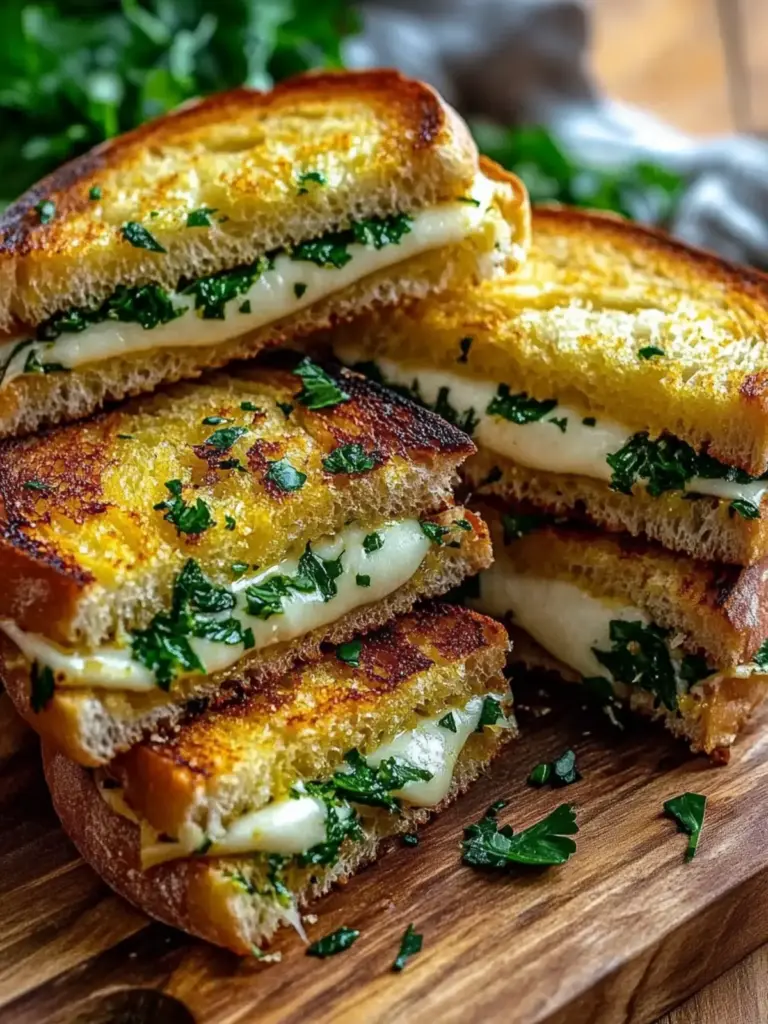 Bold & Buttery Cuban Garlic Bread Sandwiches