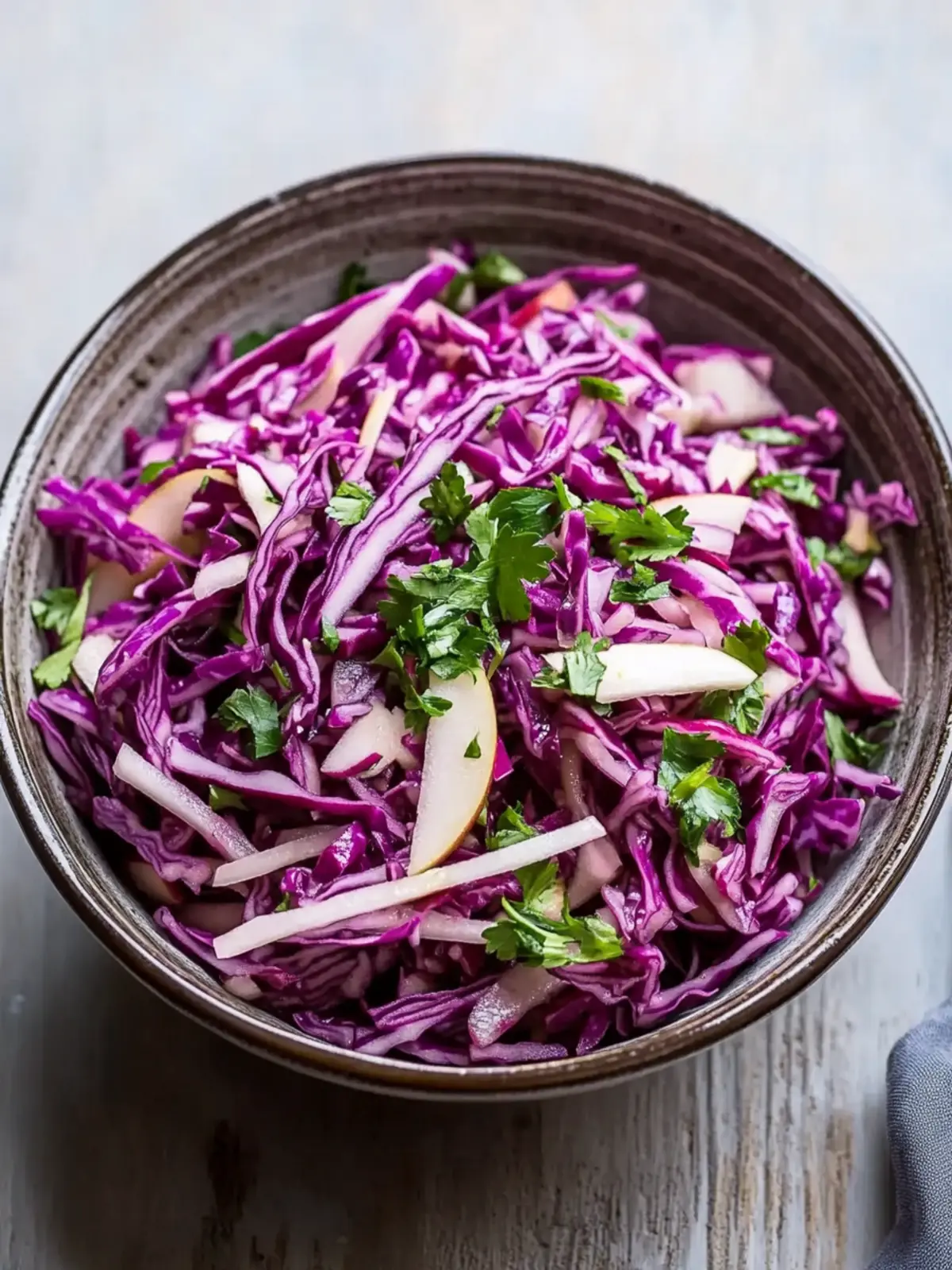 Red Cabbage and Apple Slaw Recipe
