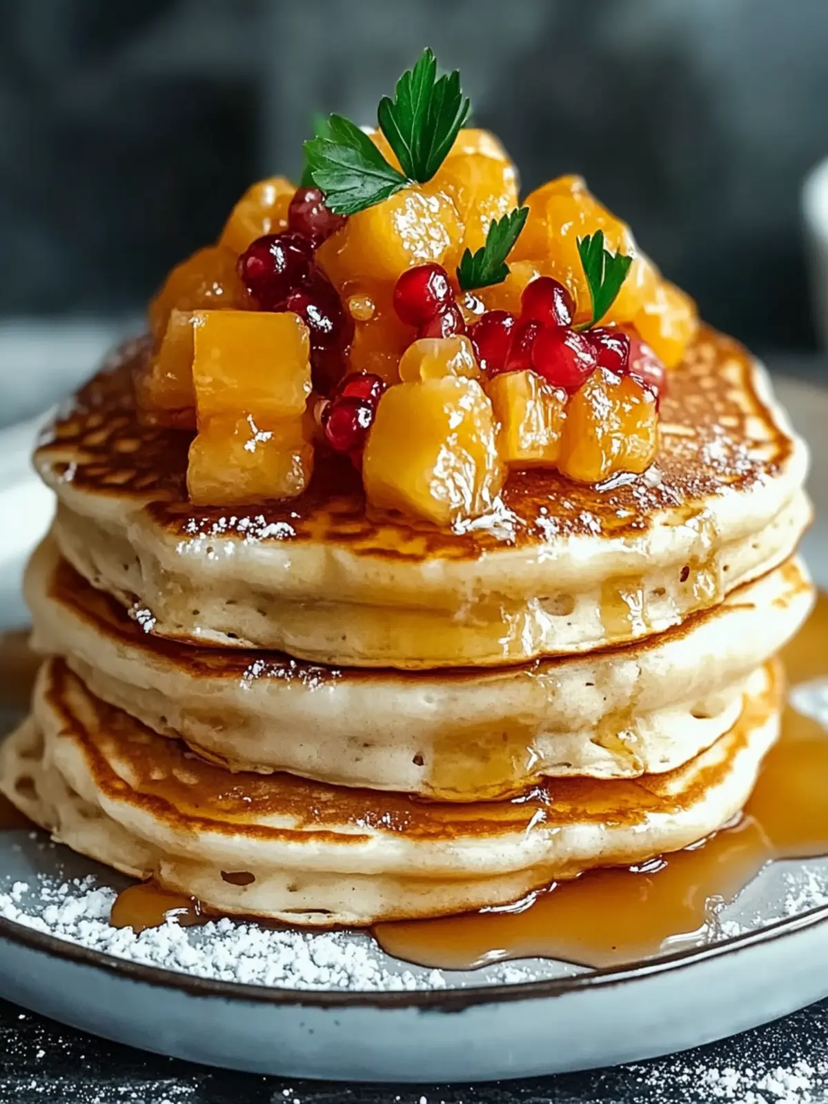 Indulgent Sweet Coconut Cream Pancakes for a Tropical Twist