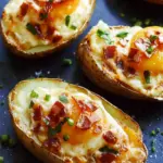 Twice Baked Loaded Breakfast Potatoes