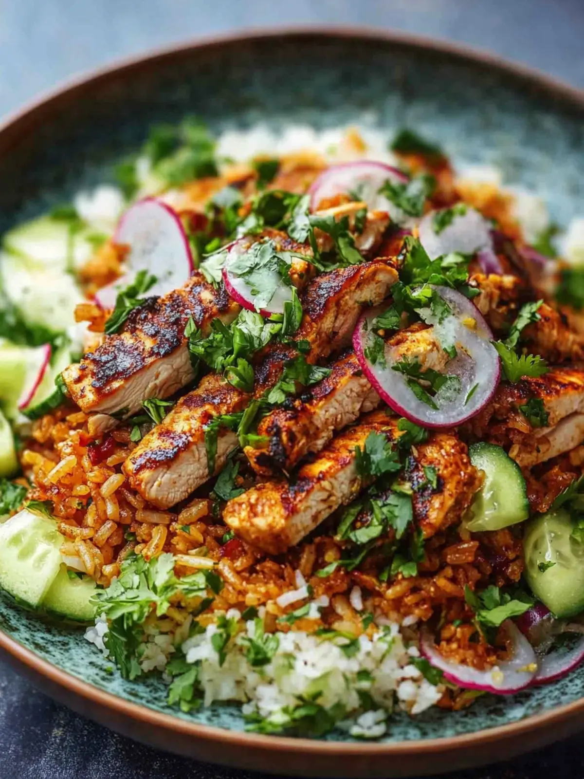 Mouthwatering Chicken Shawarma Crispy Rice Salad Recipe 4 Chicken Shawarma Crispy Rice Salad