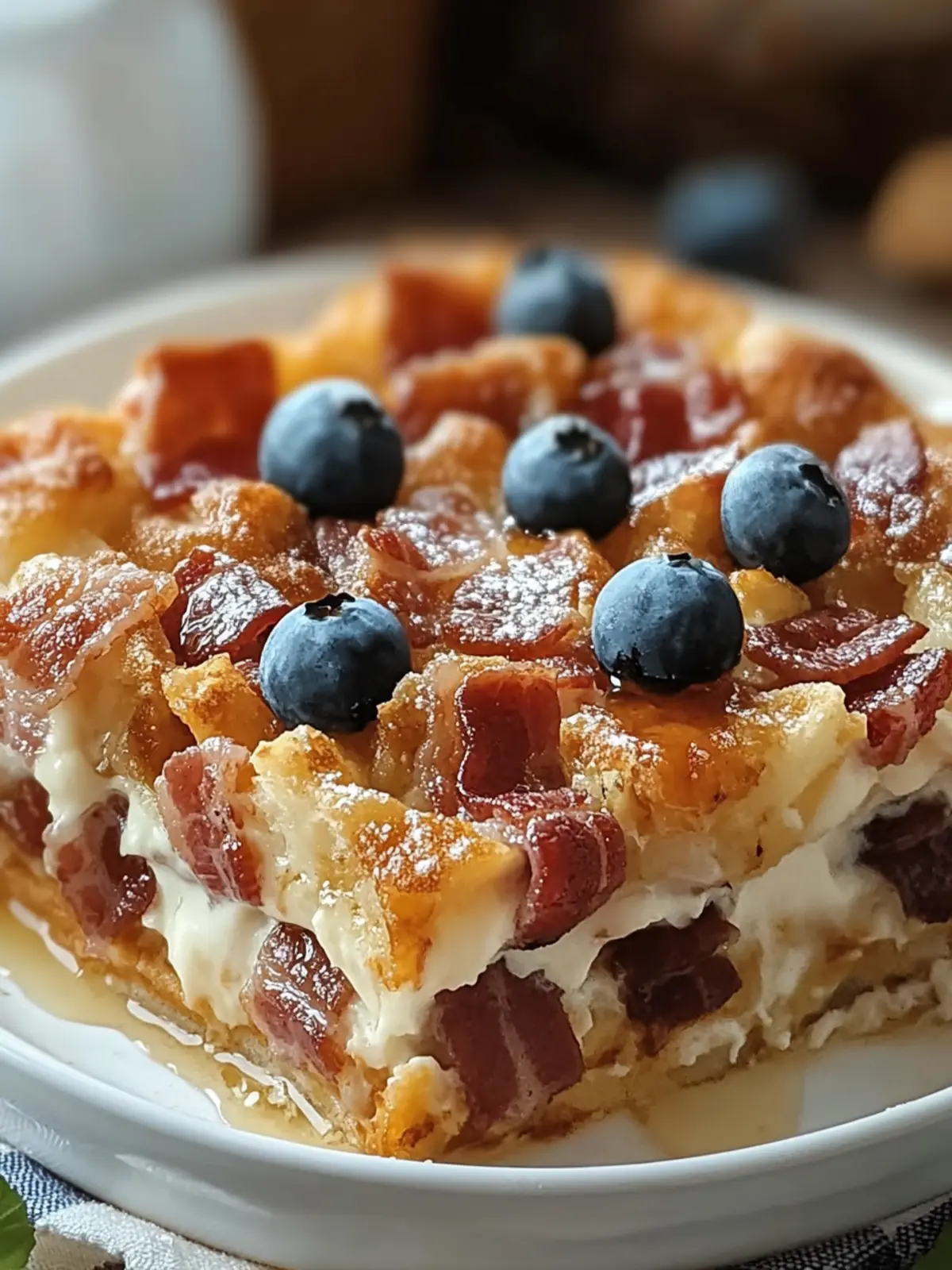 Easy Maple Bacon Breakfast Casserole