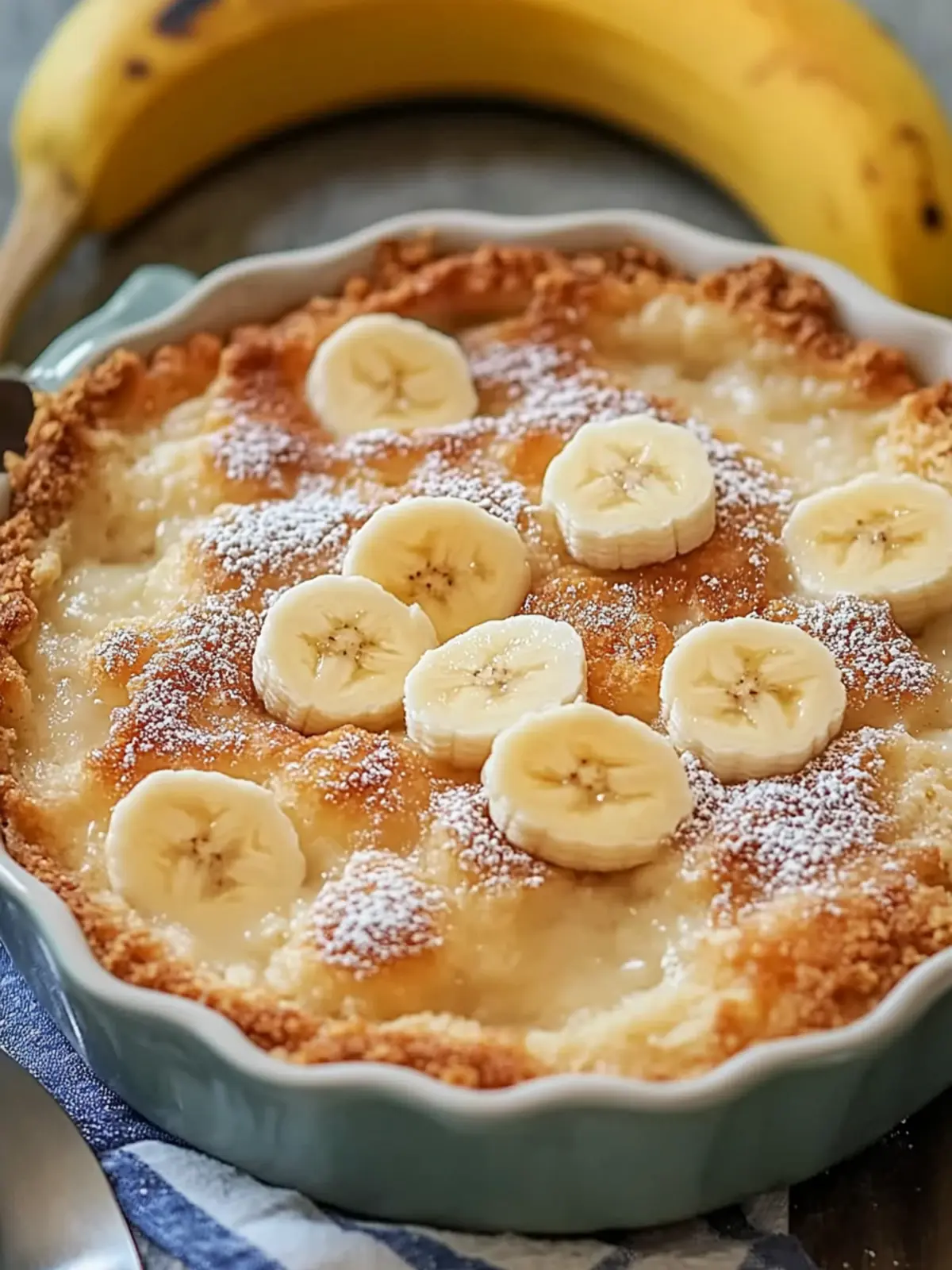 The Best Southern Banana Cobbler Dessert