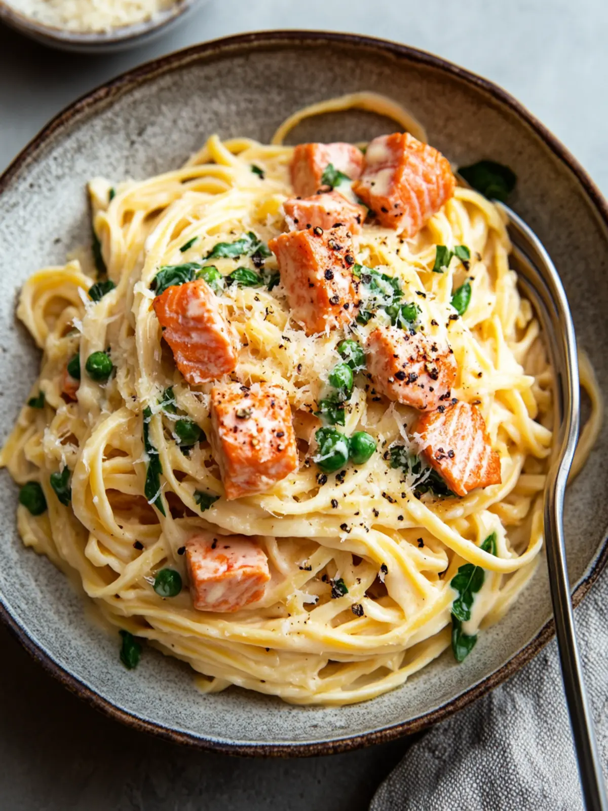 Smoked Salmon Carbonara