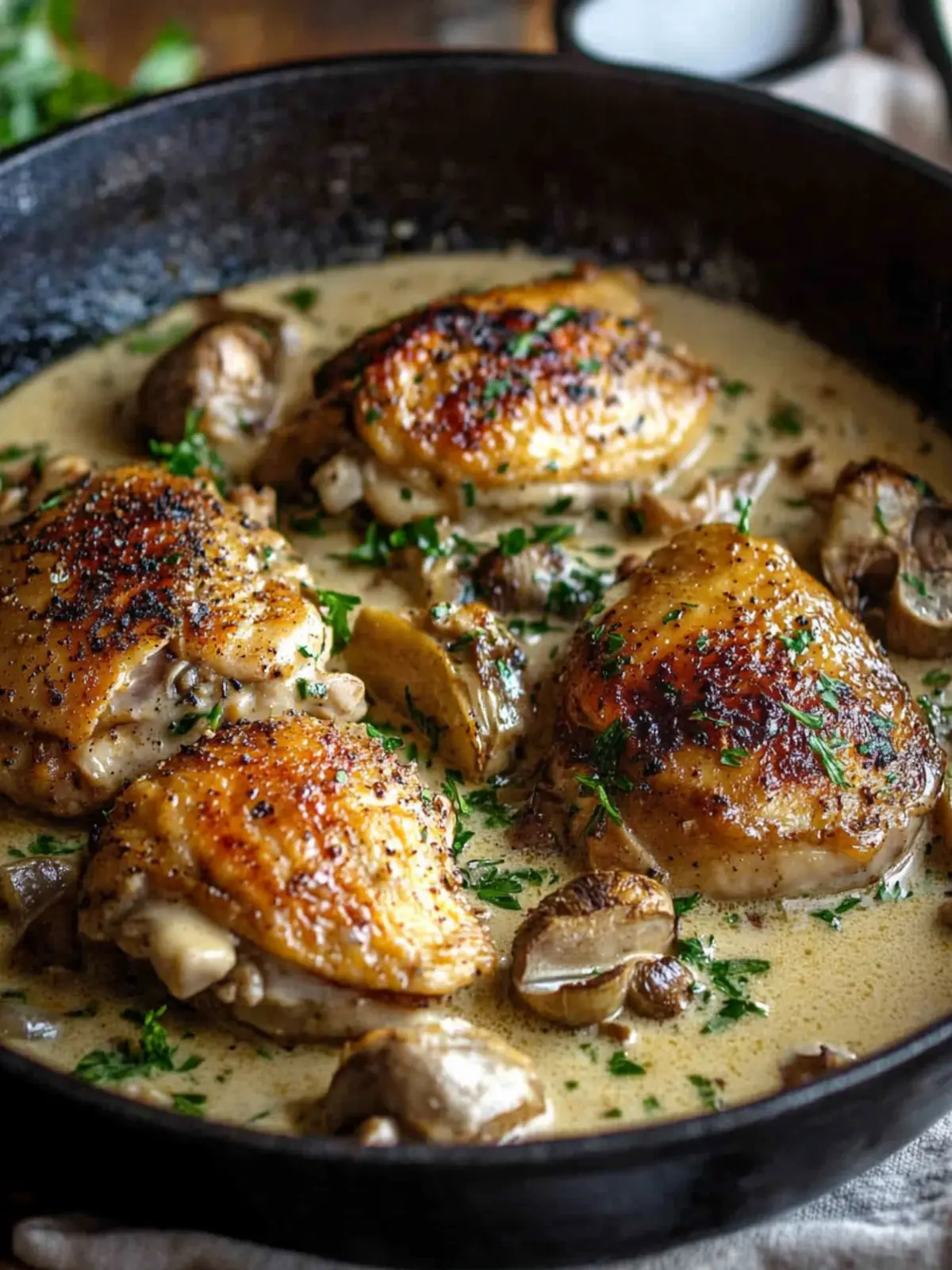 Irresistible Irish Chicken in Whiskey Cream Sauce Recipe 4 Irish Chicken in Whiskey Cream Sauce