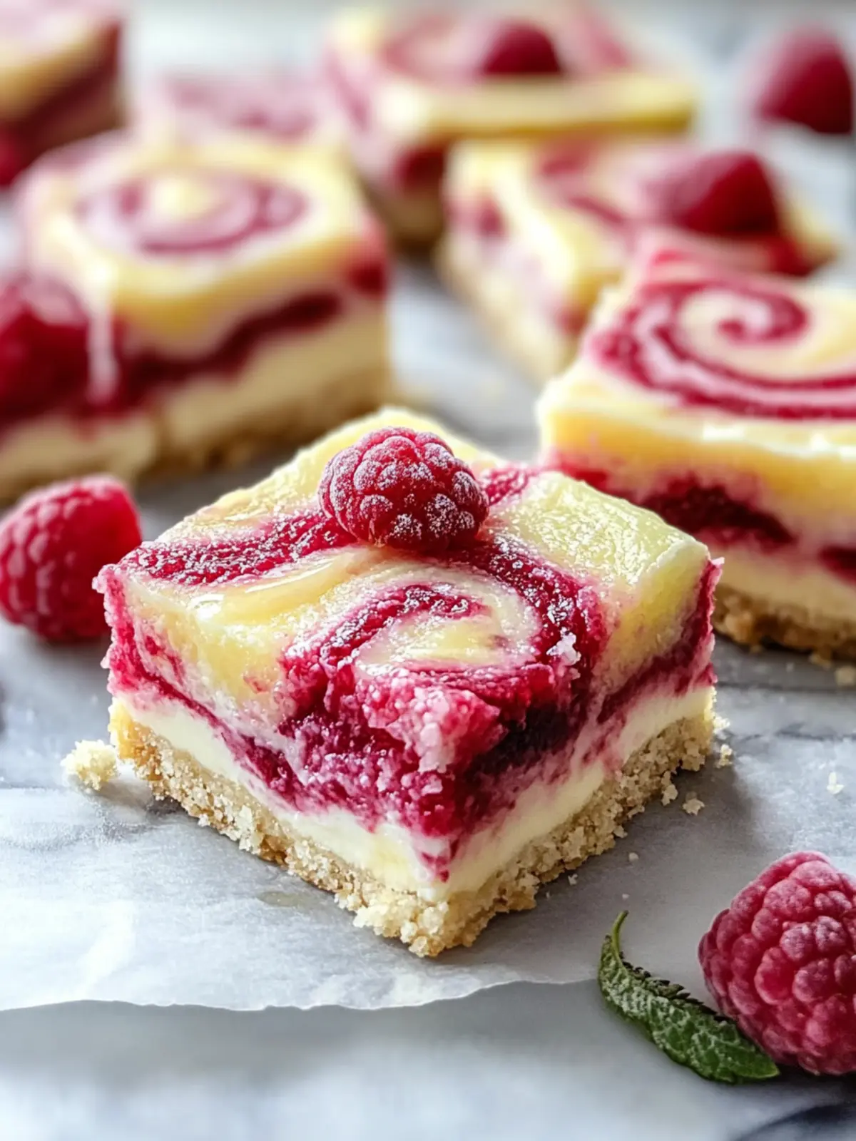 Lemon Raspberry Swirl Bars: Discover a Tasty Delight!