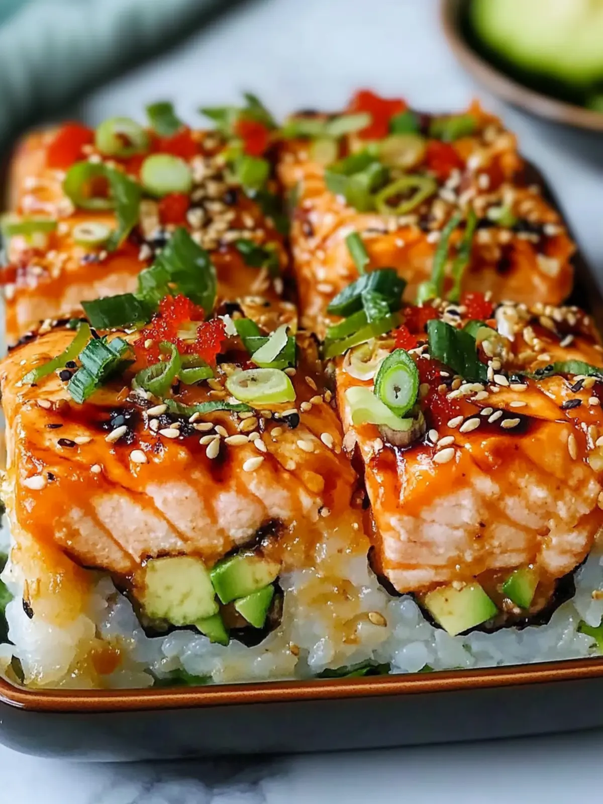 Spicy Salmon Sushi Bake: Cozy Comfort for Your Next Dinner Party 5 Spicy Salmon Sushi Bake
