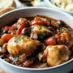 Classic French Hunter’s Chicken : Chicken Chasseur