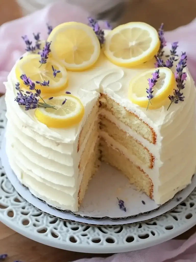 Lemon Lavender Cake