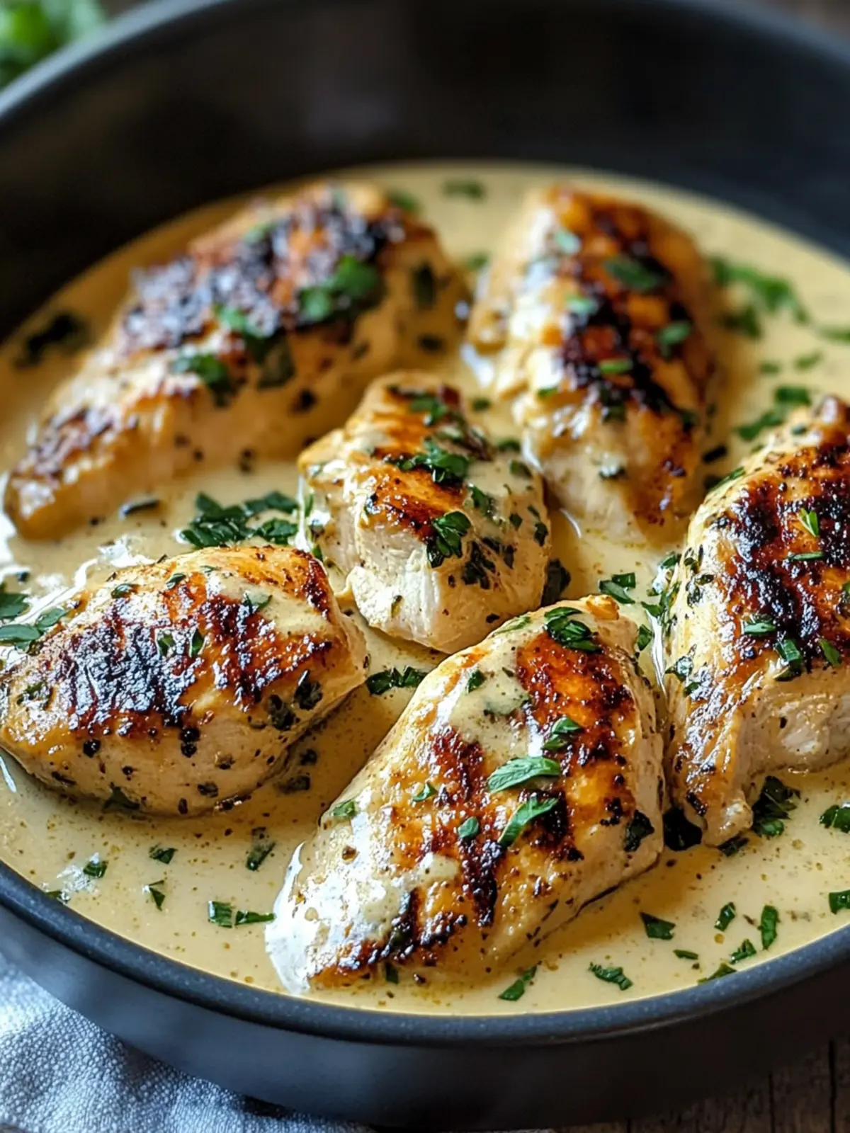 Irish Chicken Whiskey Cream Sauce