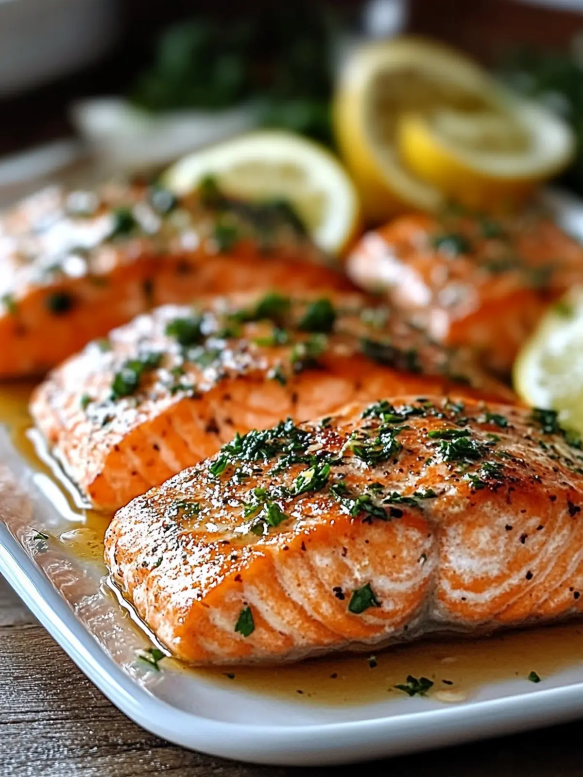 Texas Roadhouse Style Baked Salmon