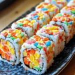 Tasty Fruity Pebbles Sushi – A Fun & Colorful Treat! – Delicious & Easy!