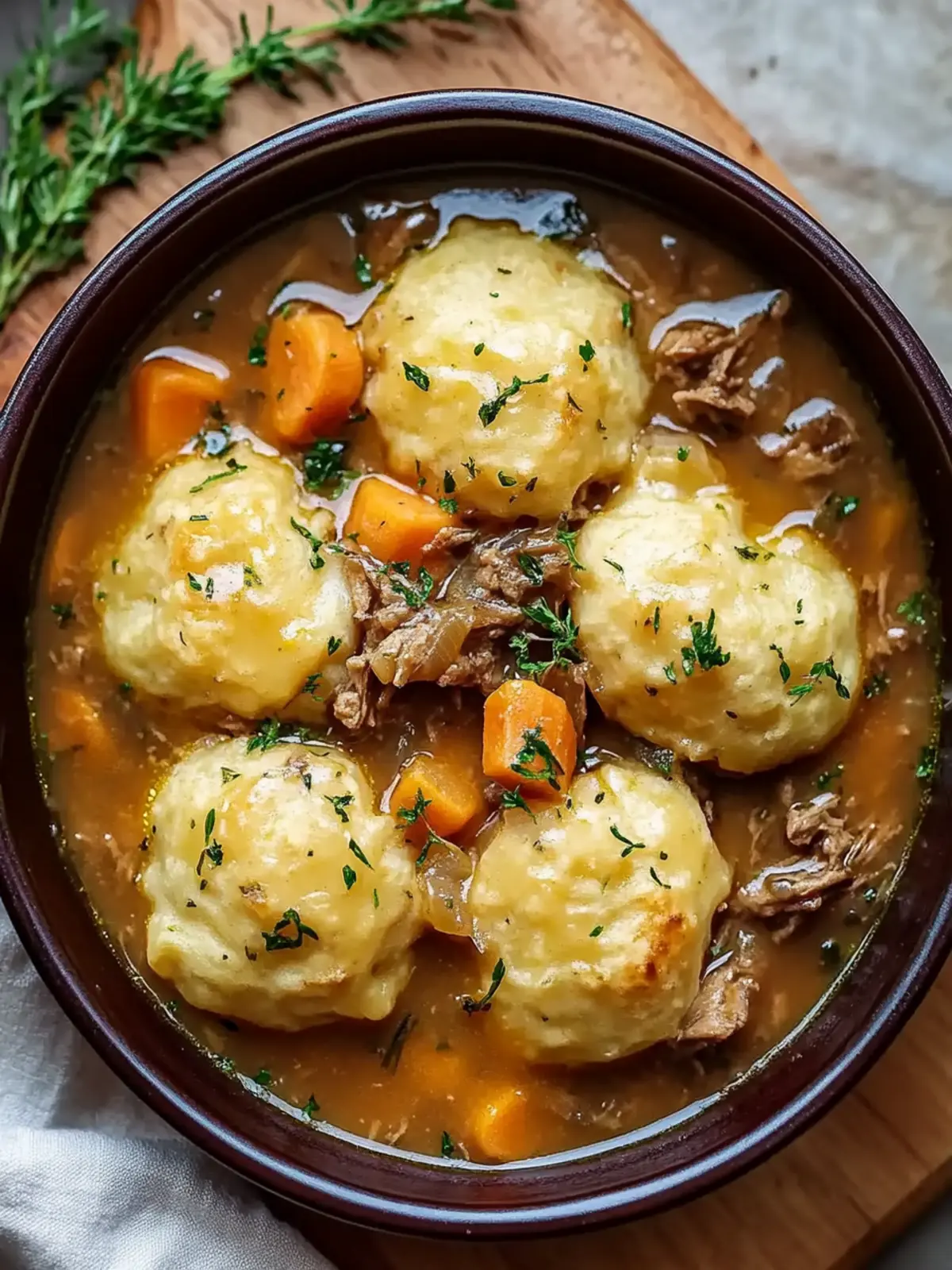 Homemade Irish Stew with Cheddar Dumplings