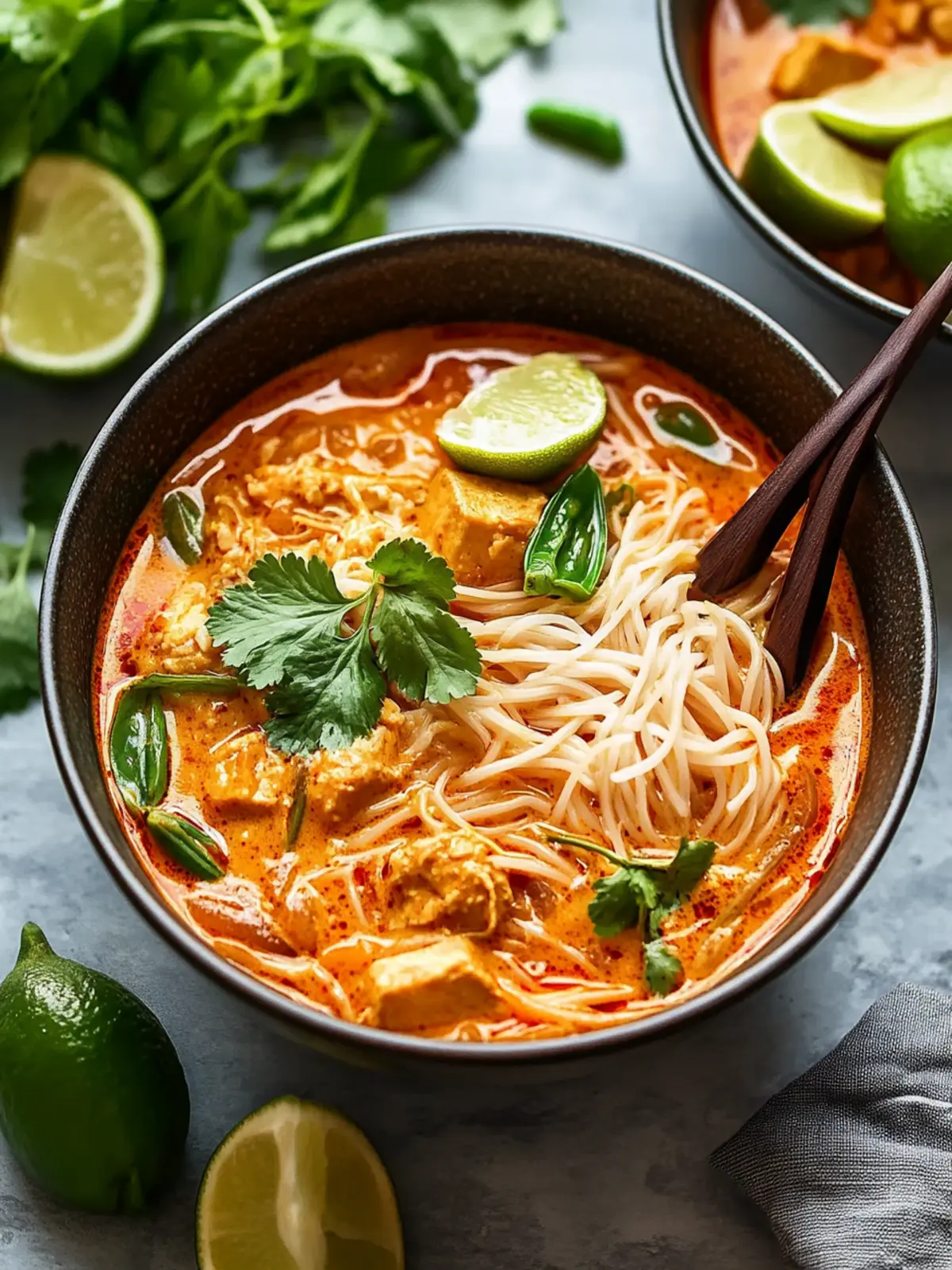 THAI RED CURRY NOODLE SOUP