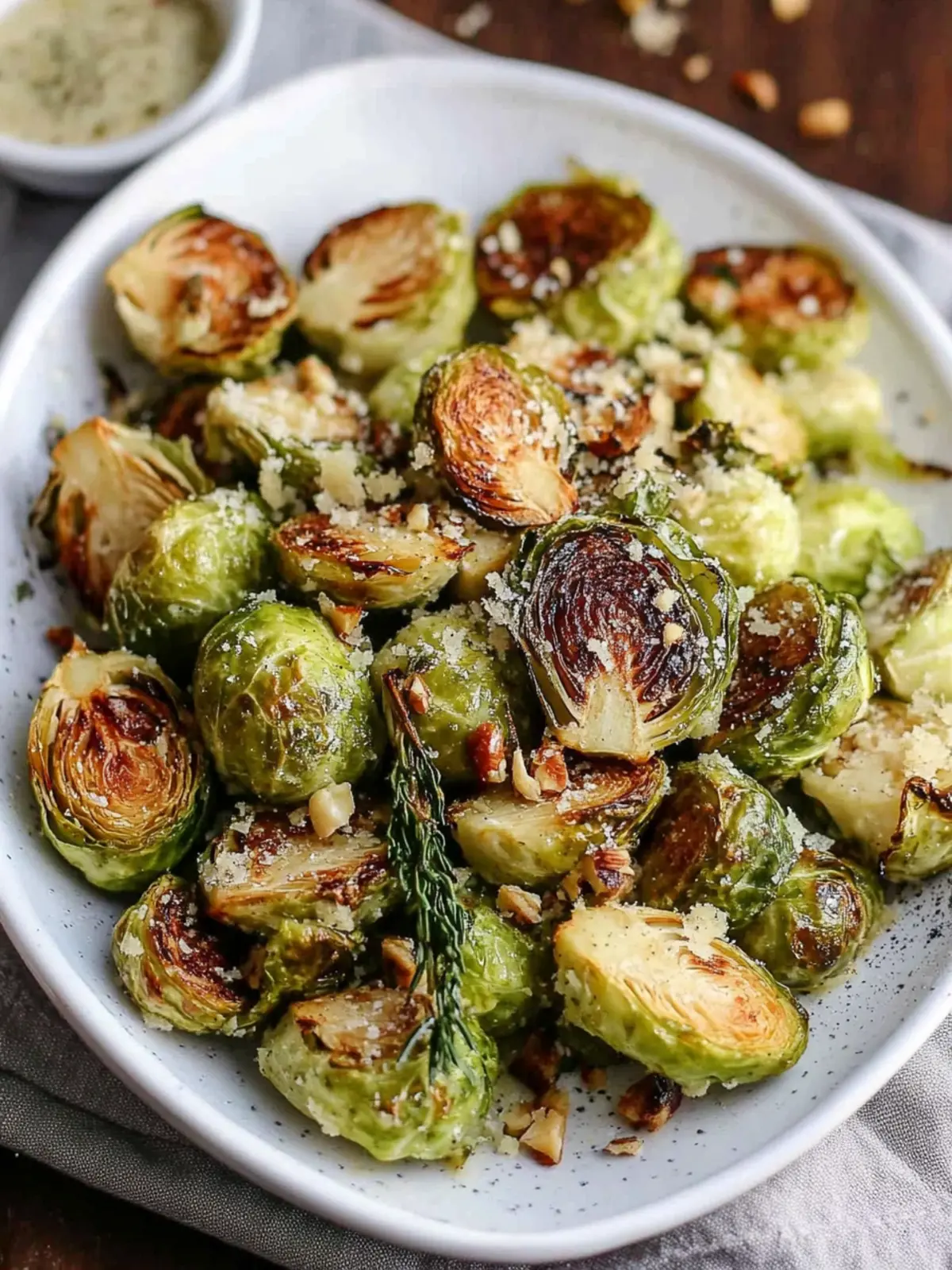 Tahini-Caesar Roasted Brussels Sprouts that Wow Your Tastebuds 2 Tahini-Caesar Roasted Brussels Sprouts