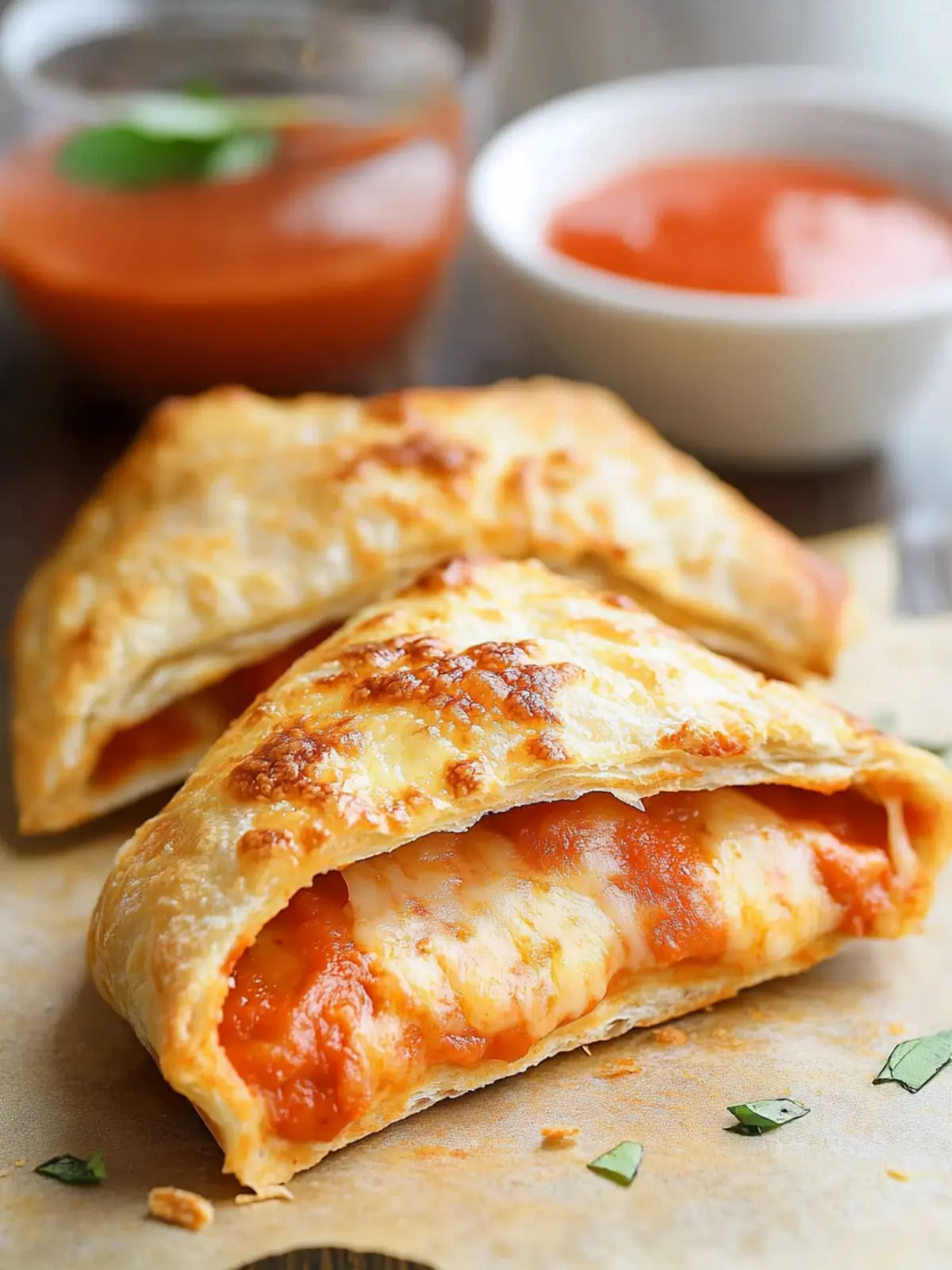 Cheesy Pizza Pockets Recipe