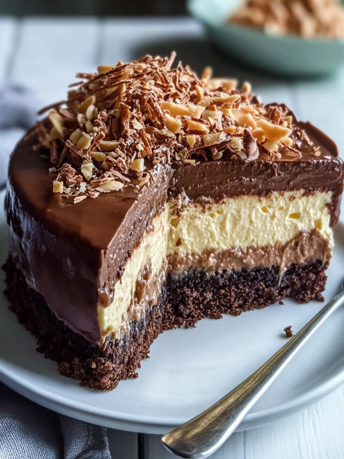 German Chocolate Cheesecake That Stops the Room