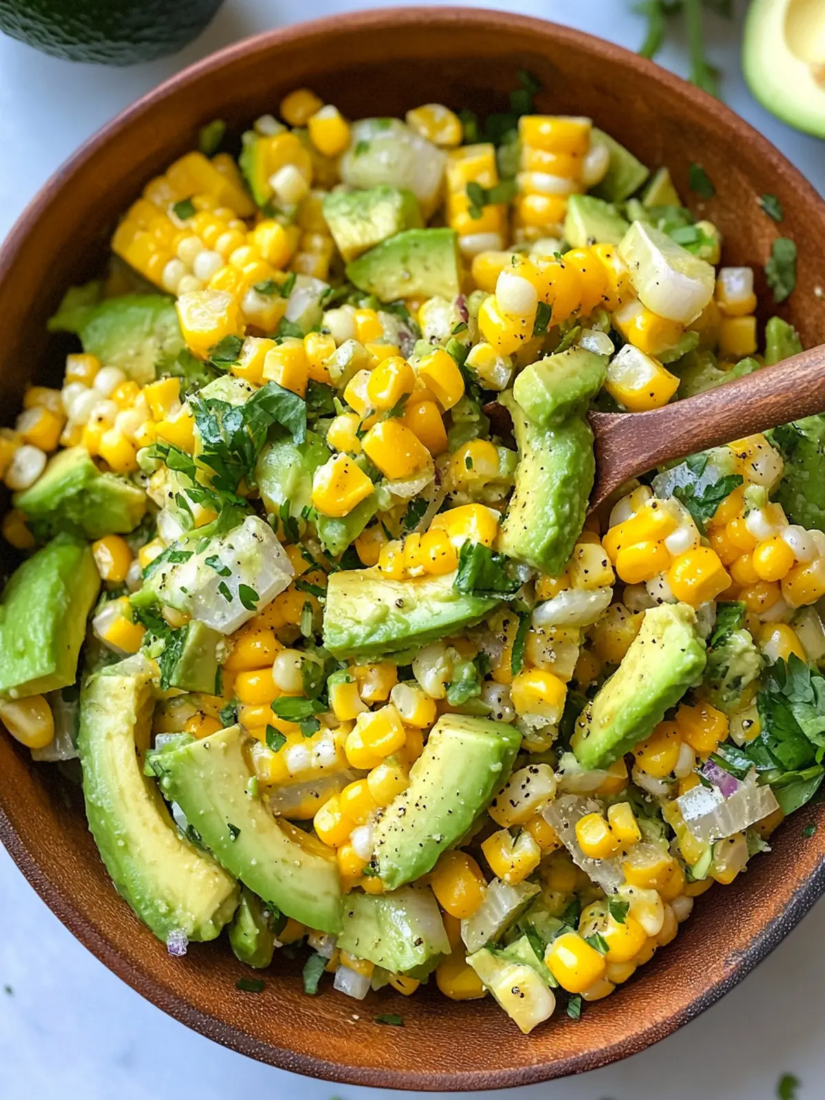 Sweet Corn Avocado Salad
