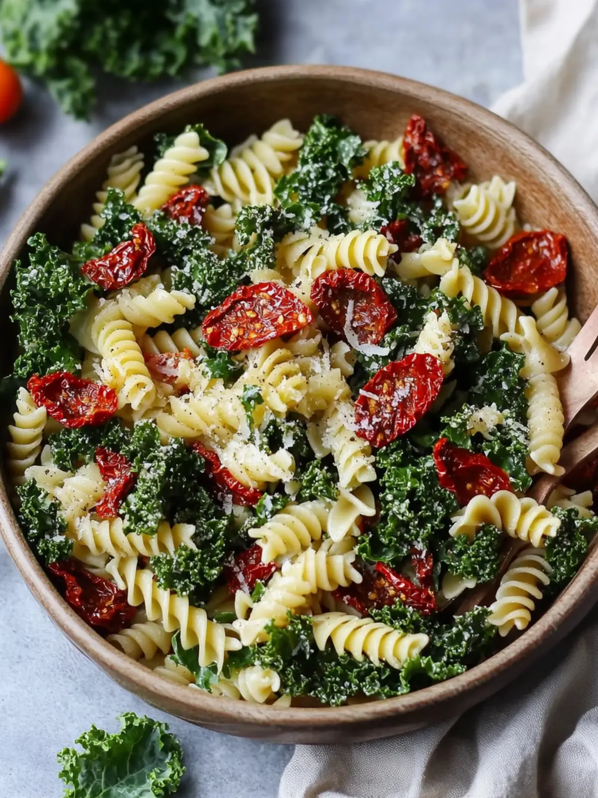 Kale Pasta Salad with Sun-Dried Tomatoes for Meal Prep Magic 4 Kale Pasta Salad With Sun-Dried Tomatoes