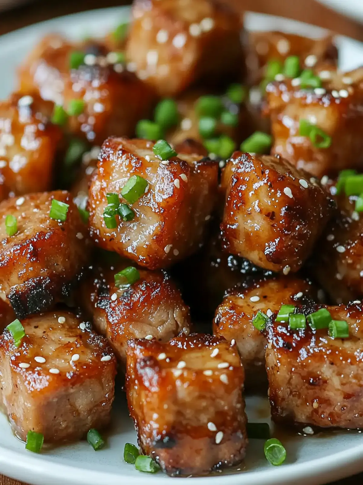 Irresistibly Savory Garlic Pork Bites: Easy Flavor Explosion!