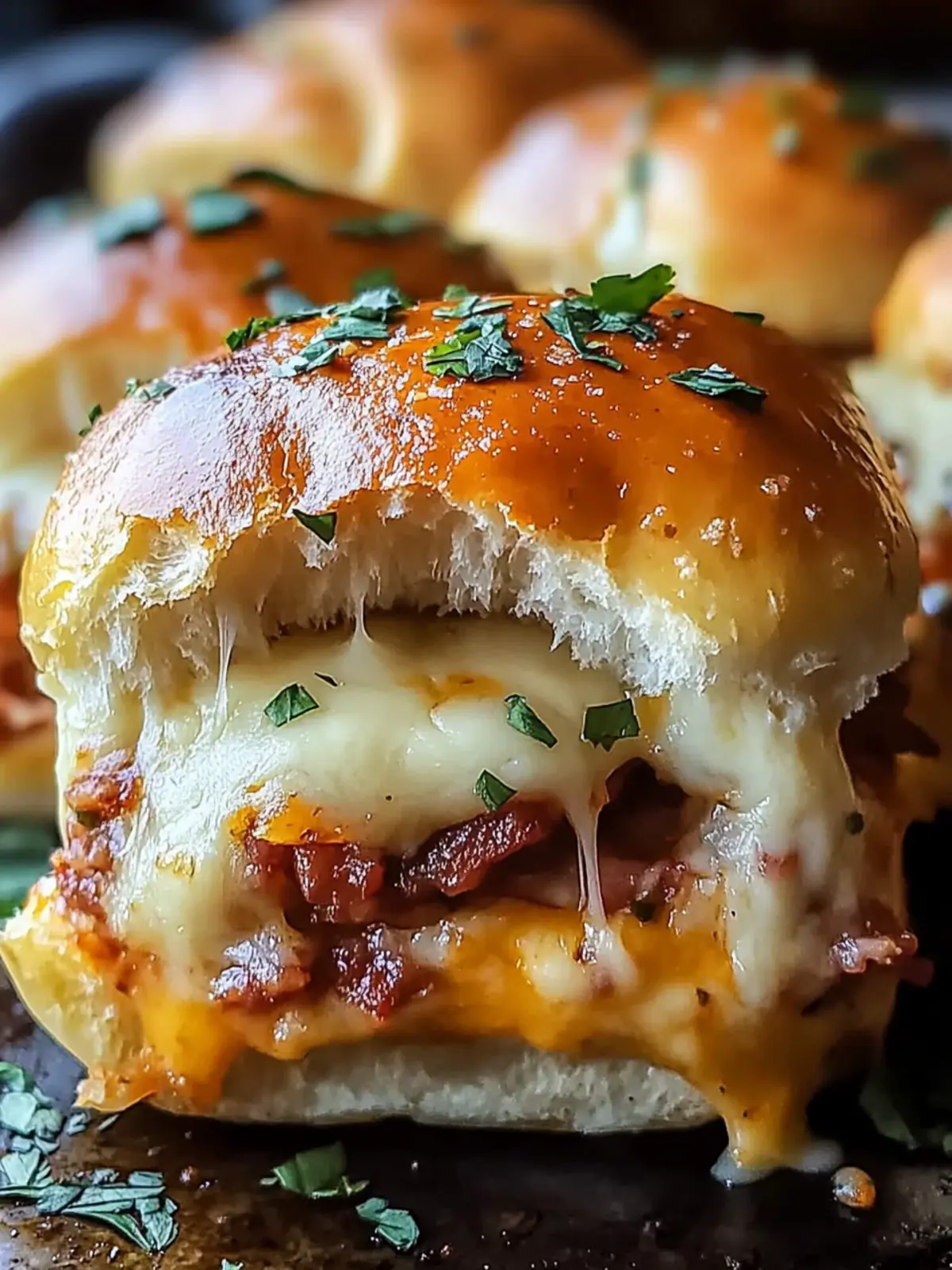 Irresistibly Cheesy Baked Italian Grinder Sliders Delight You! 2 Irresistibly Cheesy Baked Italian Grinder Sliders Delight