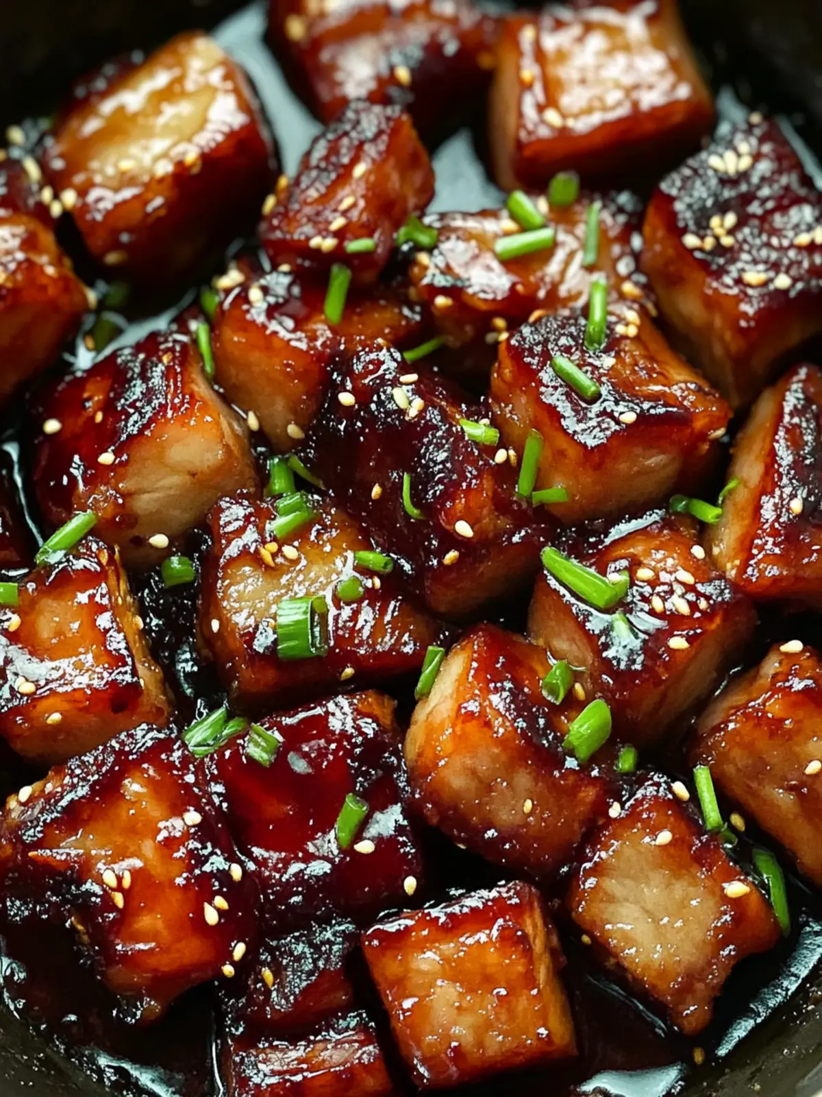 Sticky Honey Garlic Pork Belly