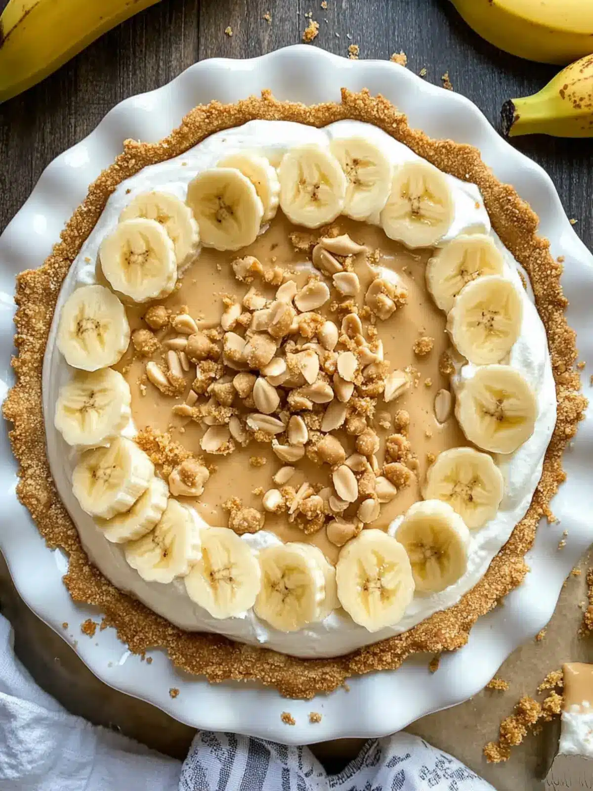 Peanut Butter Banana Cream Pie