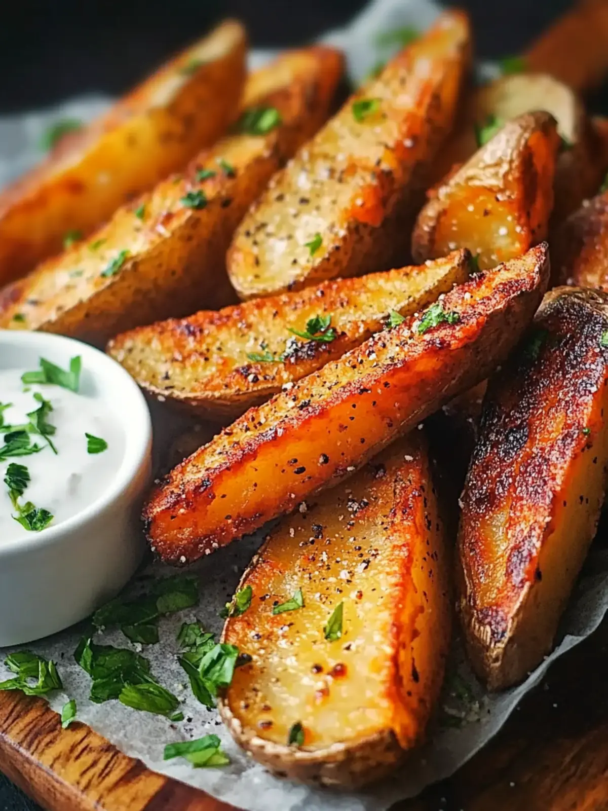 Crispy Potato Wedges Recipe